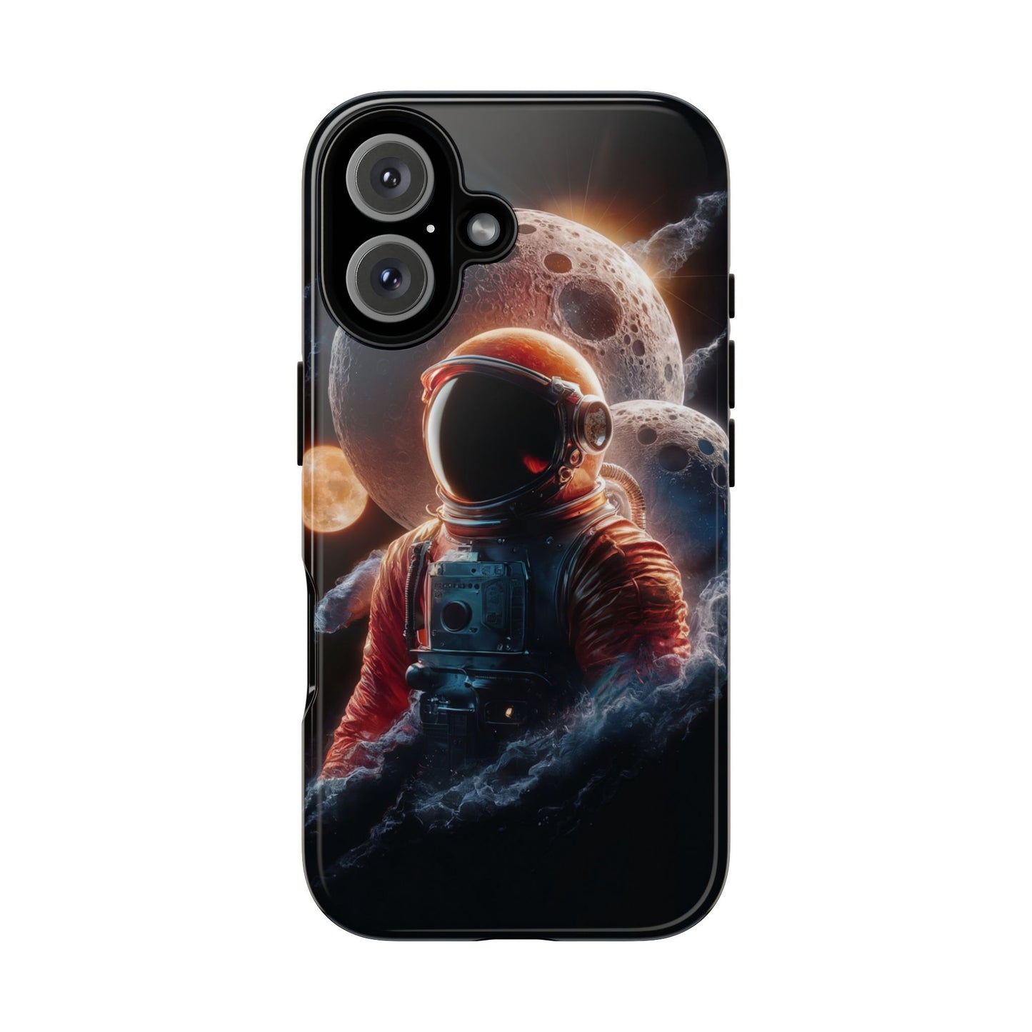 IPhone Tough Cases Space Astronaut Character AI Generated Design --- Tough Phone Cases IPhone Space Astronaut Ai Design --- Tough Phone Cases for iPhone Space Astronaut AI Design