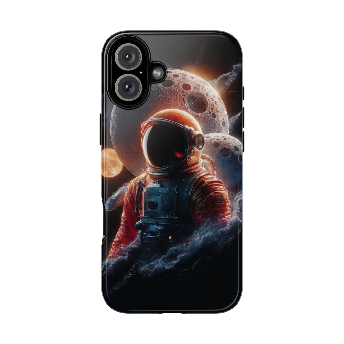 IPhone Tough Cases Space Astronaut Character AI Generated Design --- Tough Phone Cases IPhone Space Astronaut Ai Design --- Tough Phone Cases for iPhone Space Astronaut AI Design