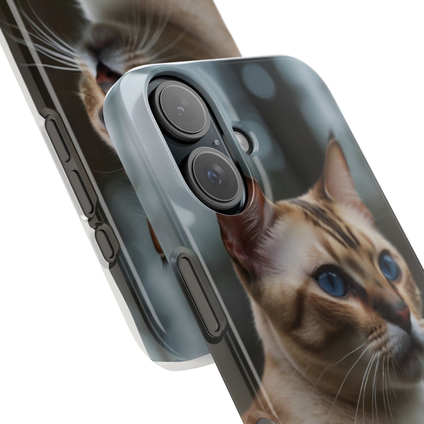 Slim Phone Case Iphone Back Cases Cute CAT AI Generated Design --- Slim Phone Case Cute CAT Ai Design IPhone Case --- Slim Phone Case for IPhone Cute CAT Character AI Design