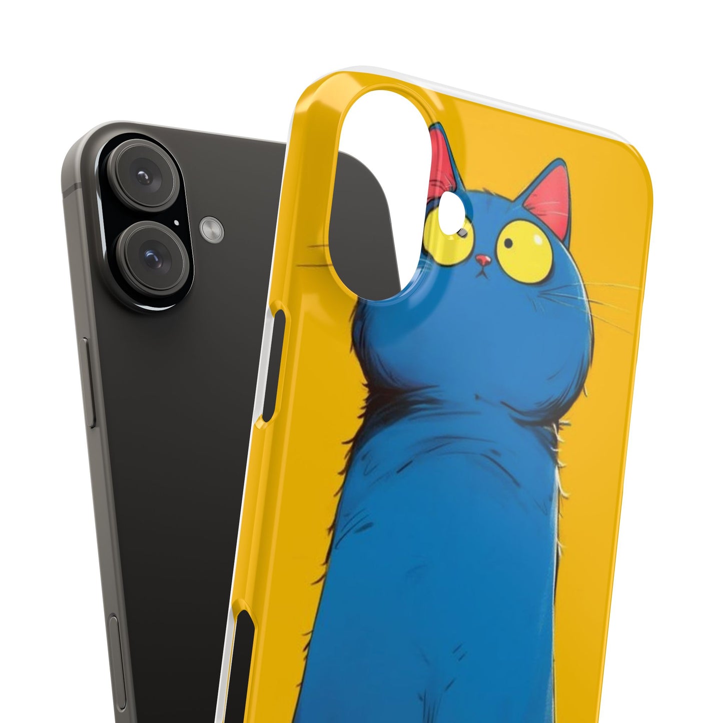 Slim Phone Case – AI Persian Cat Design | Stylish & Protective