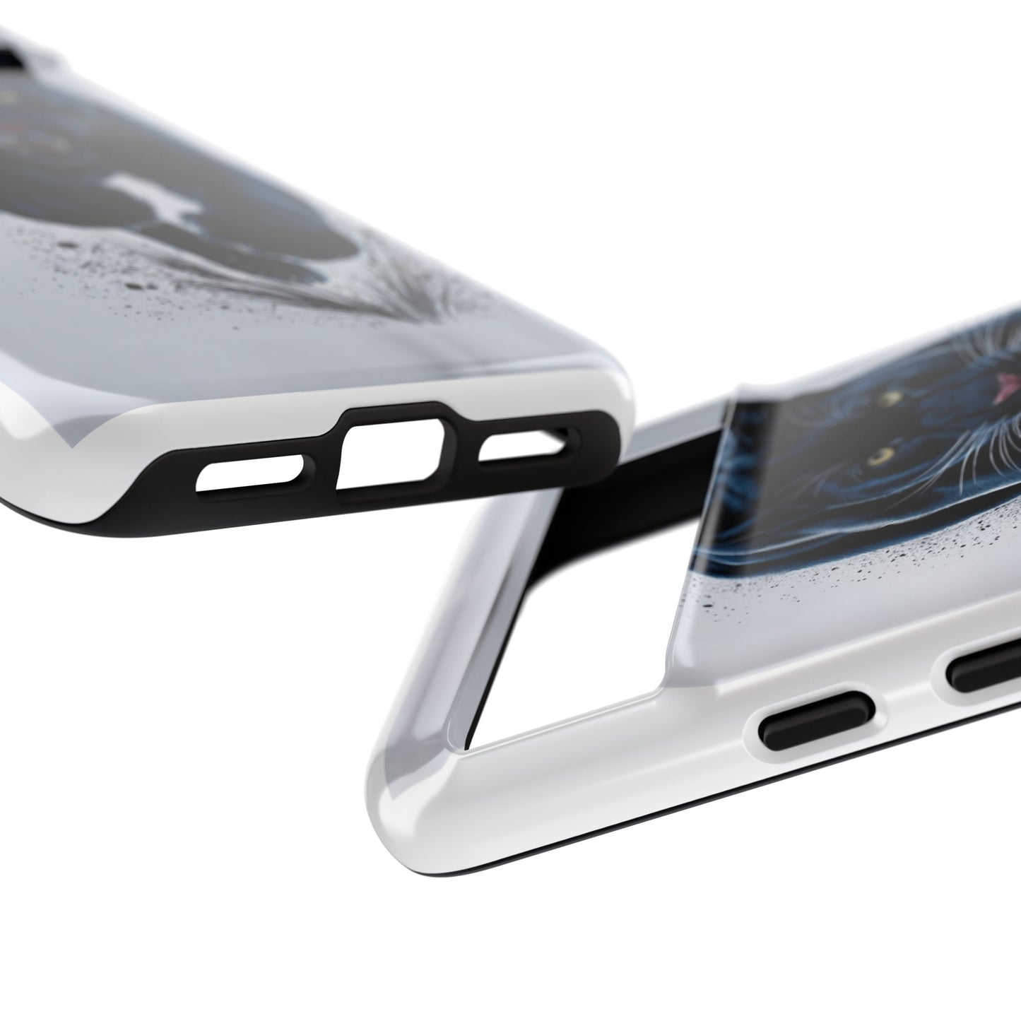 Tough Case for iPhone® – AI Black Panther Design: Bold Protection with Fierce Style, AI Black Panther Design