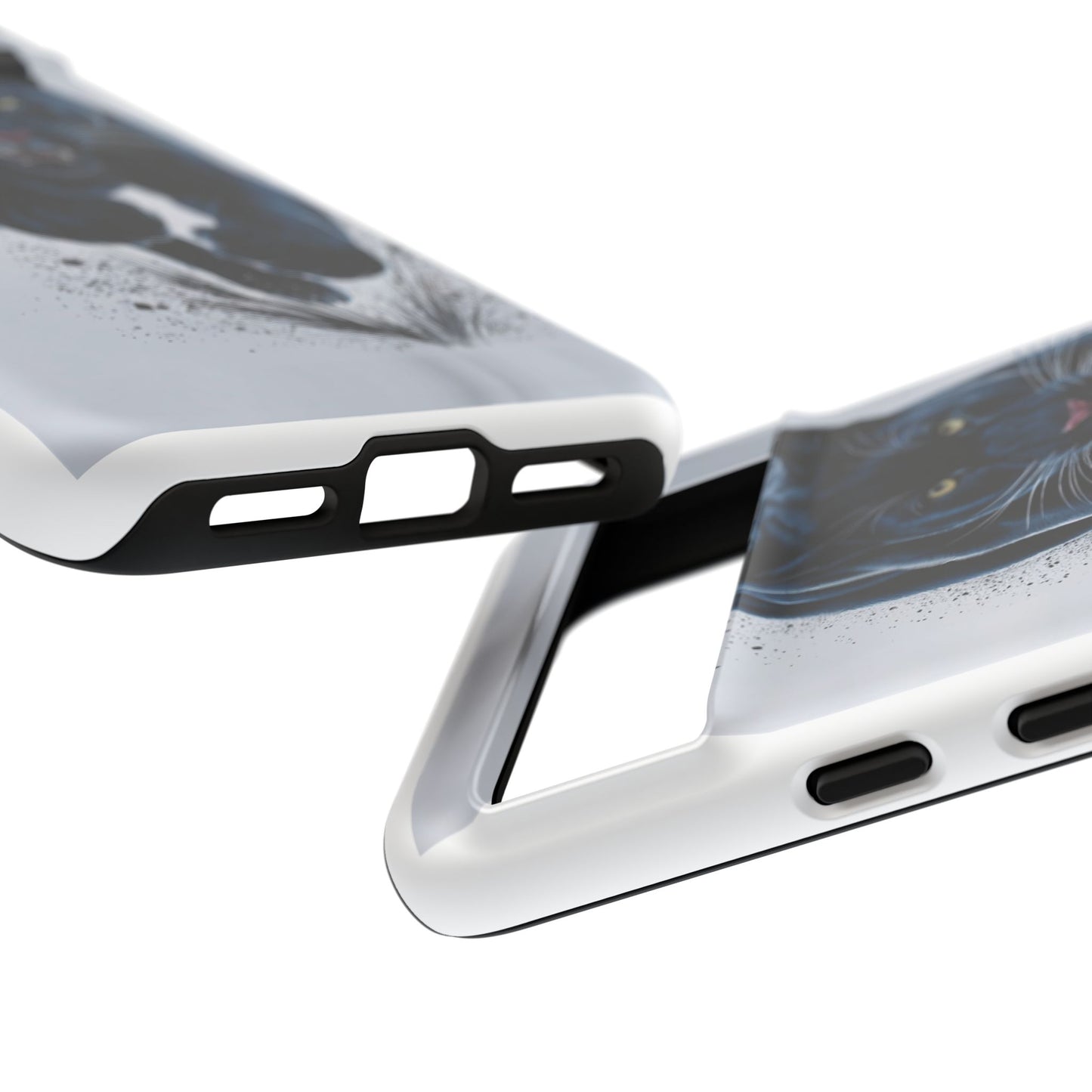 Tough Case for iPhone® – AI Black Panther Design: Bold Protection with Fierce Style, AI Black Panther Design
