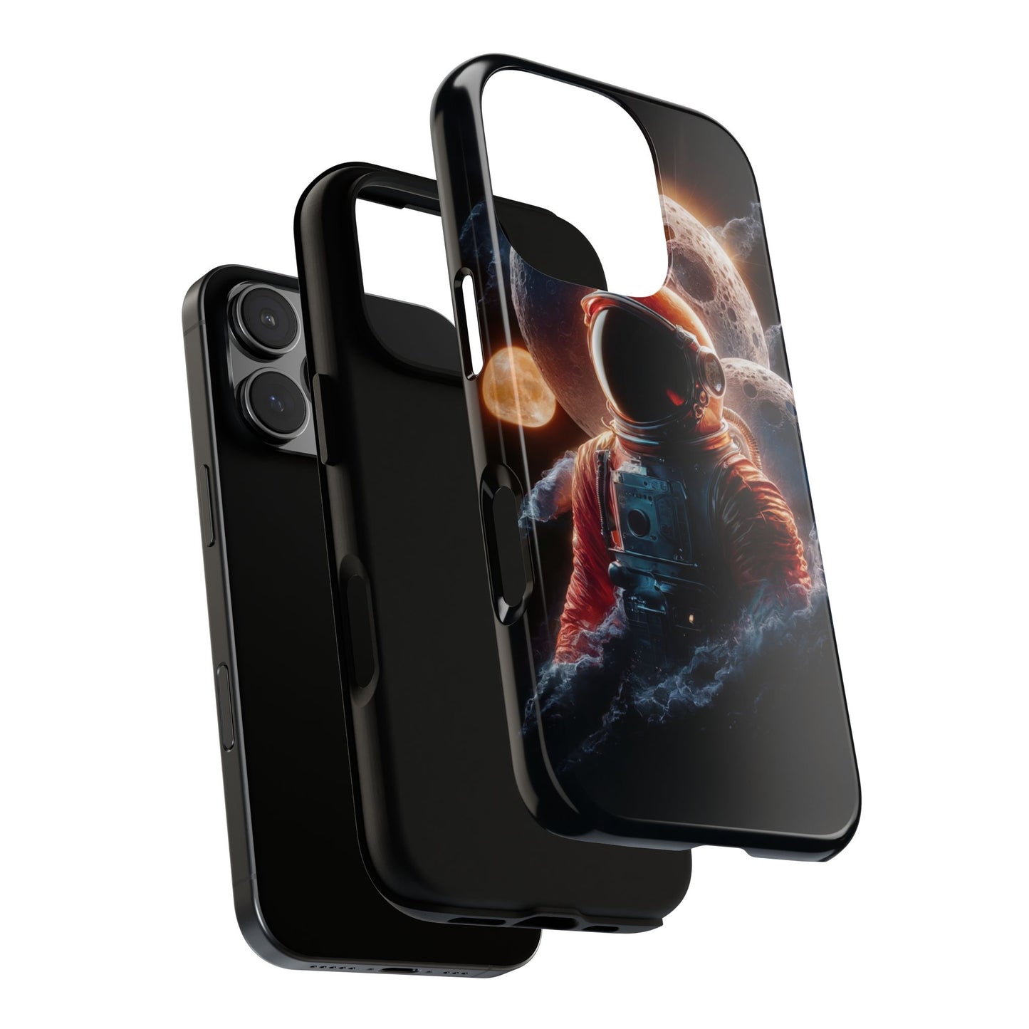 IPhone Tough Cases Space Astronaut Character AI Generated Design --- Tough Phone Cases IPhone Space Astronaut Ai Design --- Tough Phone Cases for iPhone Space Astronaut AI Design