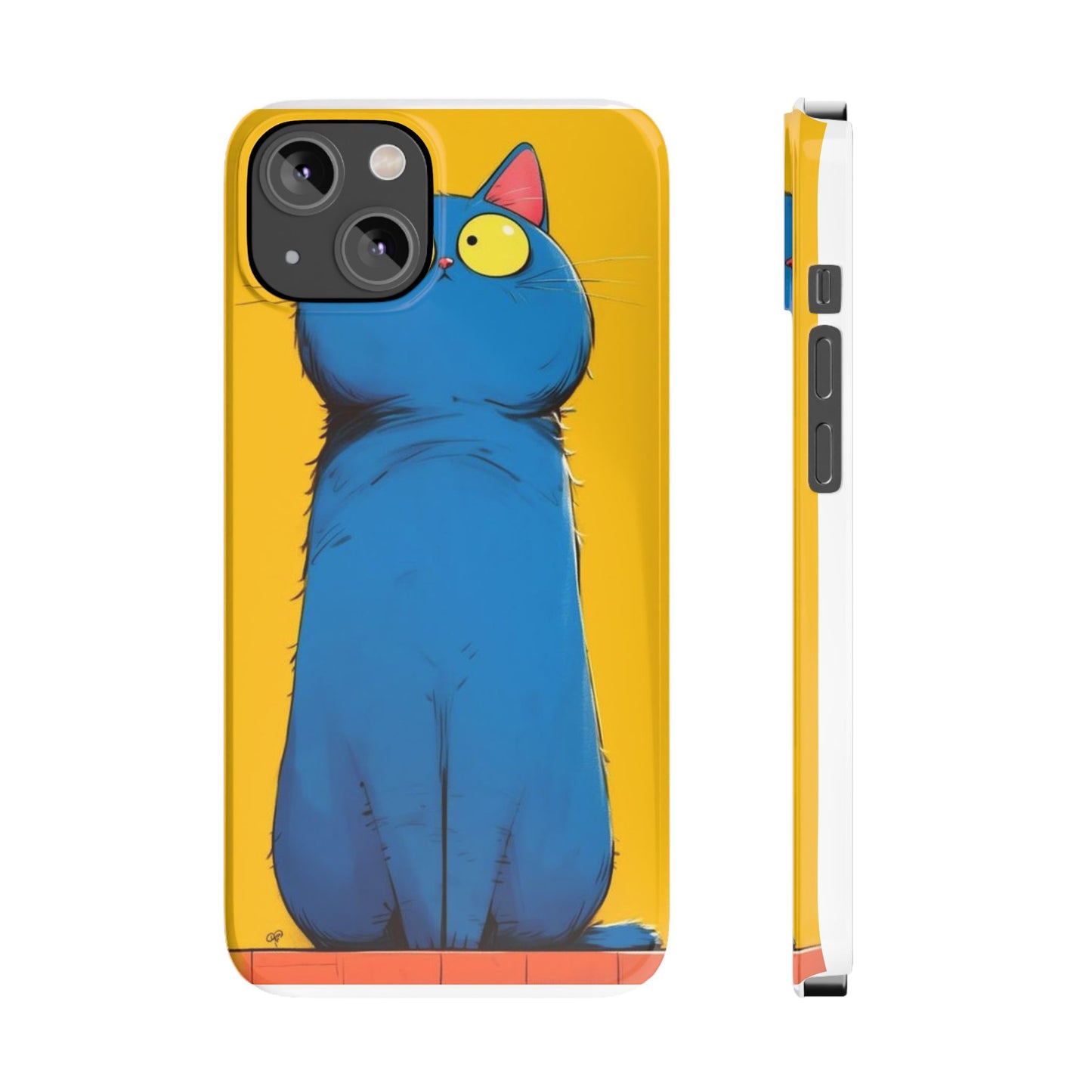 Slim Phone Case – AI Persian Cat Design | Stylish & Protective