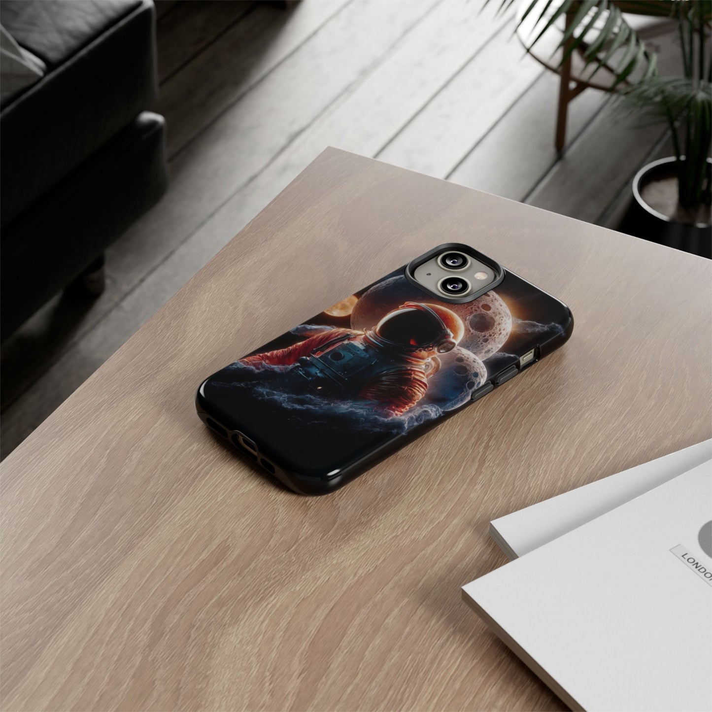 IPhone Tough Cases Space Astronaut Character AI Generated Design --- Tough Phone Cases IPhone Space Astronaut Ai Design --- Tough Phone Cases for iPhone Space Astronaut AI Design