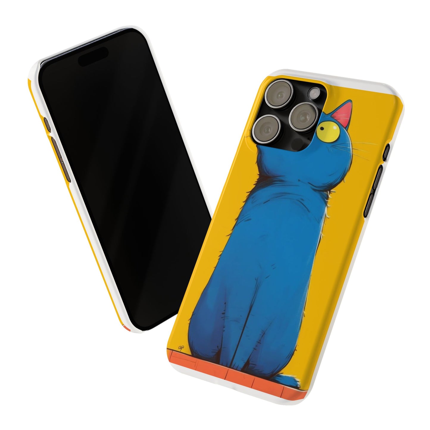 Slim Phone Case – AI Persian Cat Design | Stylish & Protective