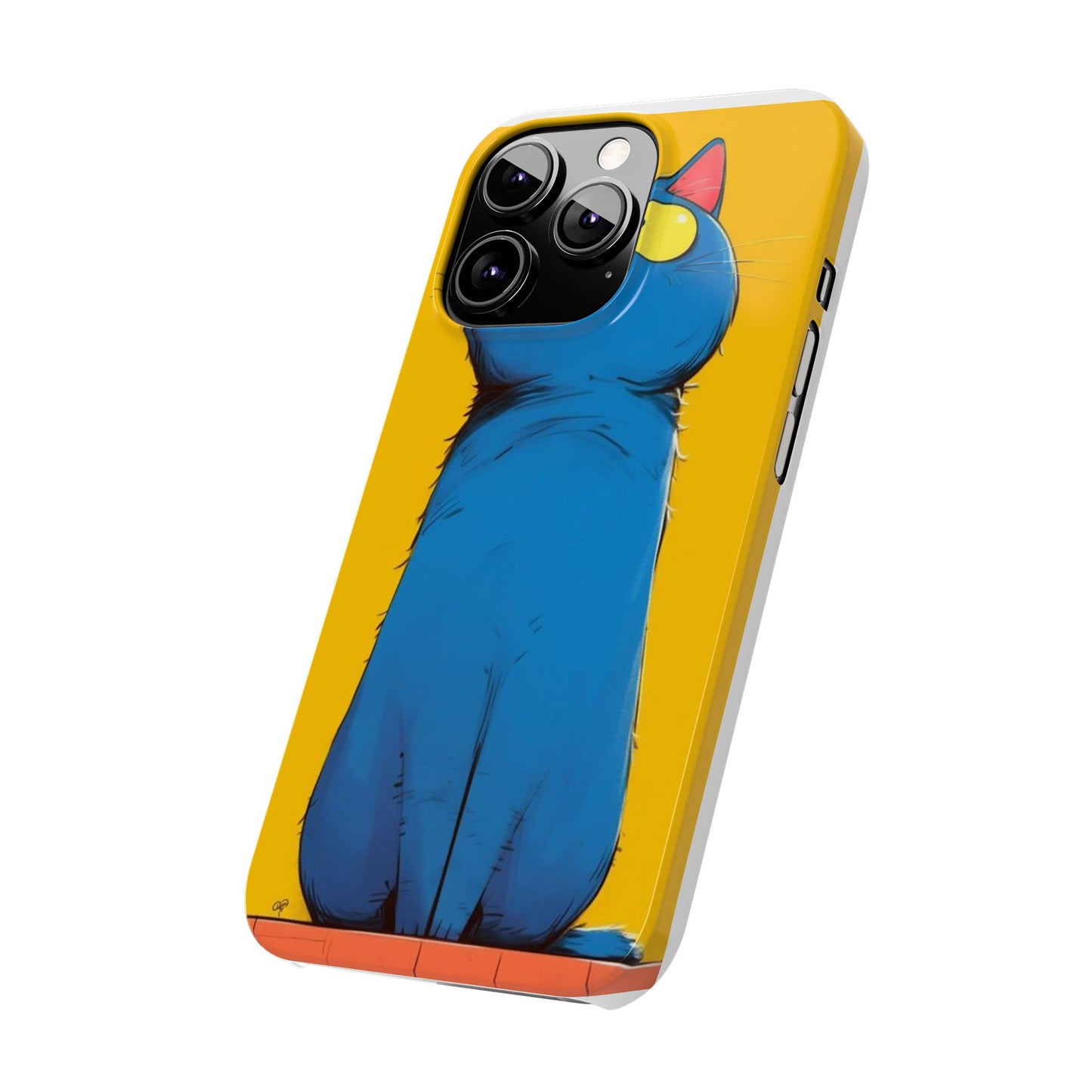 Slim Phone Case – AI Persian Cat Design | Stylish & Protective