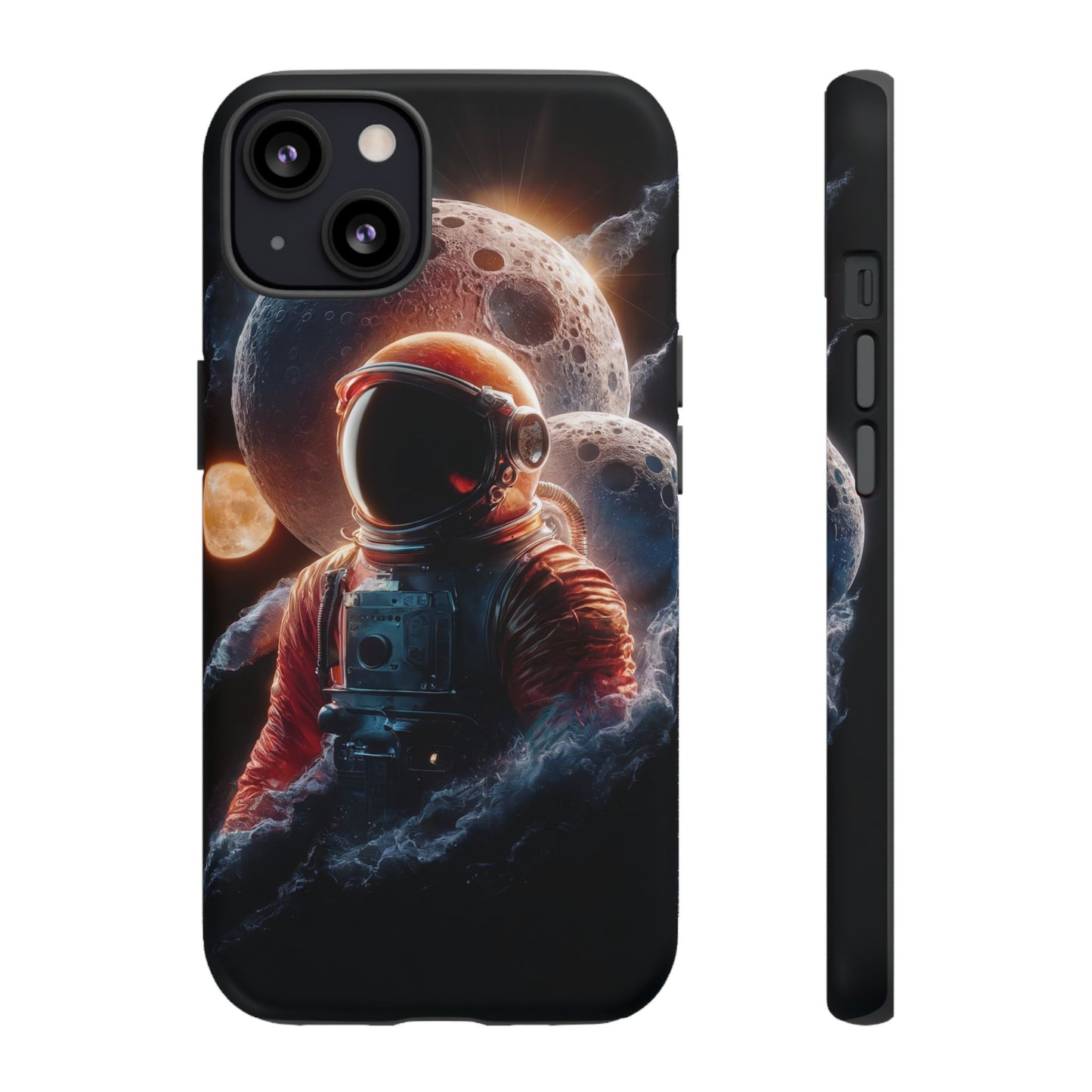 IPhone Tough Cases Space Astronaut Character AI Generated Design --- Tough Phone Cases IPhone Space Astronaut Ai Design --- Tough Phone Cases for iPhone Space Astronaut AI Design