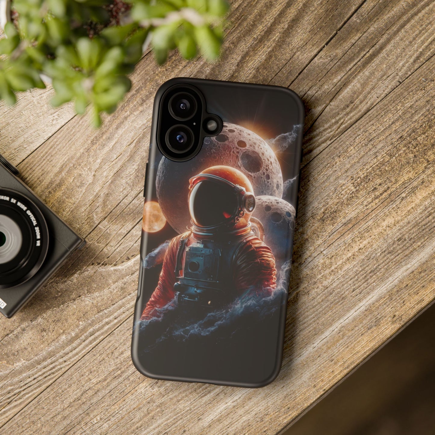 IPhone Tough Cases Space Astronaut Character AI Generated Design --- Tough Phone Cases IPhone Space Astronaut Ai Design --- Tough Phone Cases for iPhone Space Astronaut AI Design