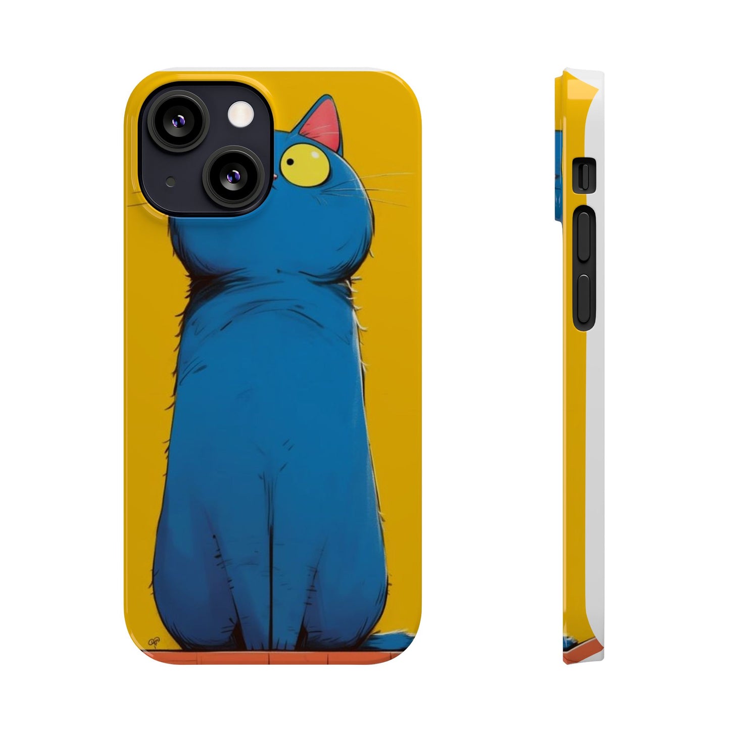 Slim Phone Case – AI Persian Cat Design | Stylish & Protective