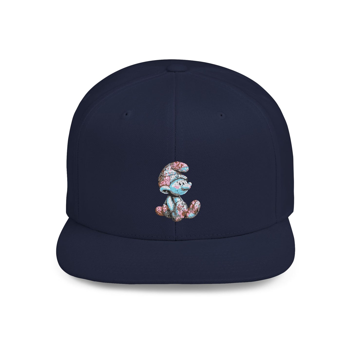 Flat Bill Snapback with AI Cartoon Design – Bold Style Meets Modern Creativity