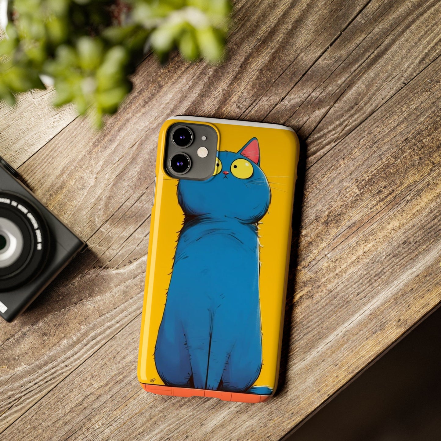 Slim Phone Case – AI Persian Cat Design | Stylish & Protective