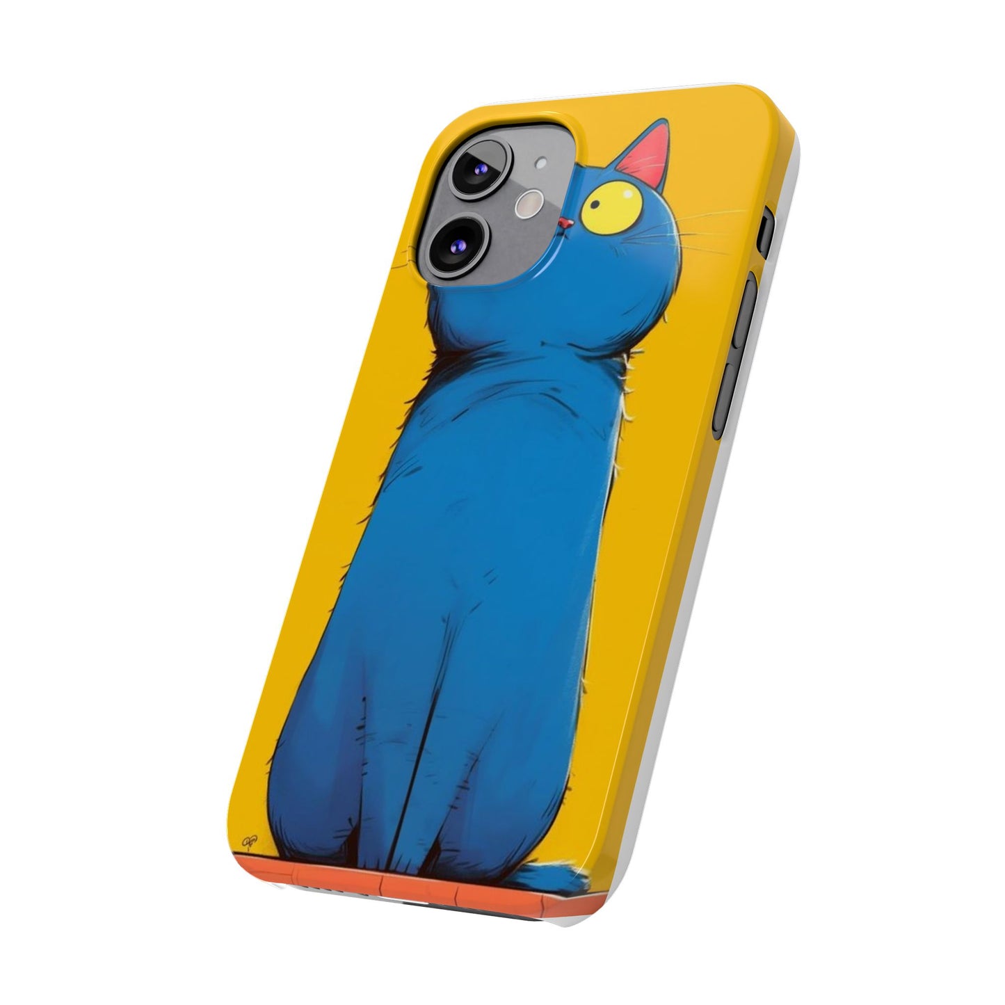 Slim Phone Case – AI Persian Cat Design | Stylish & Protective
