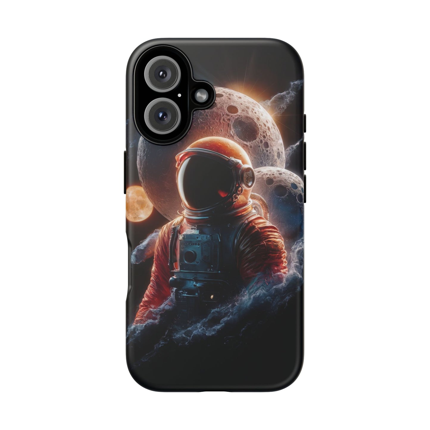 IPhone Tough Cases Space Astronaut Character AI Generated Design --- Tough Phone Cases IPhone Space Astronaut Ai Design --- Tough Phone Cases for iPhone Space Astronaut AI Design