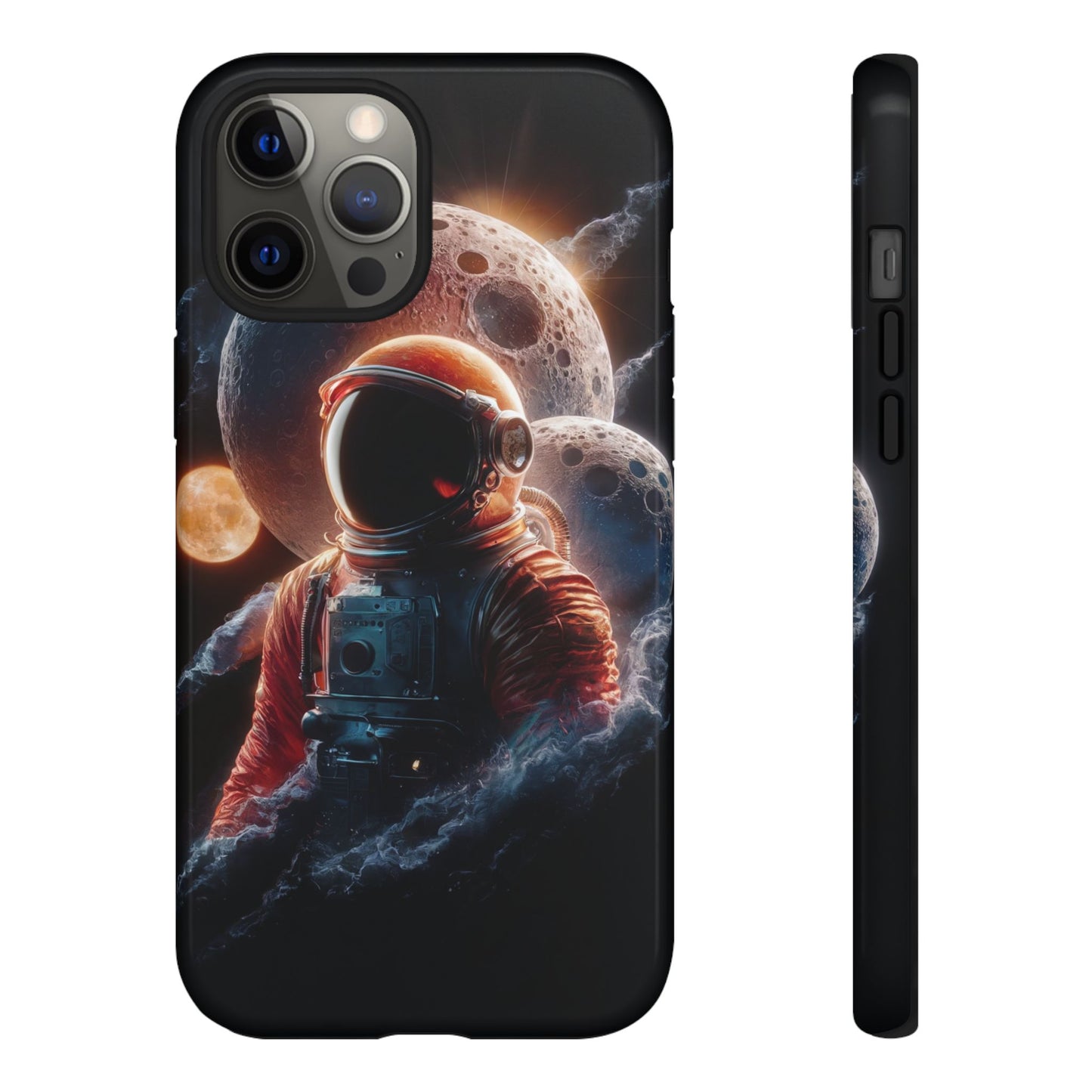 IPhone Tough Cases Space Astronaut Character AI Generated Design --- Tough Phone Cases IPhone Space Astronaut Ai Design --- Tough Phone Cases for iPhone Space Astronaut AI Design