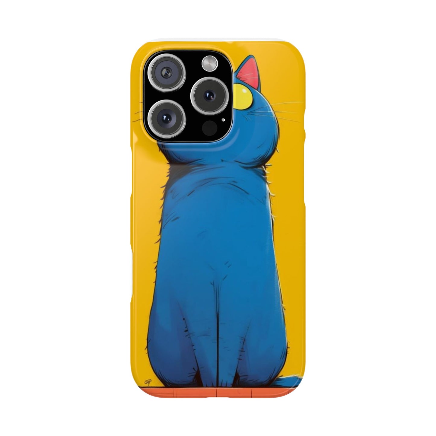 Slim Phone Case – AI Persian Cat Design | Stylish & Protective
