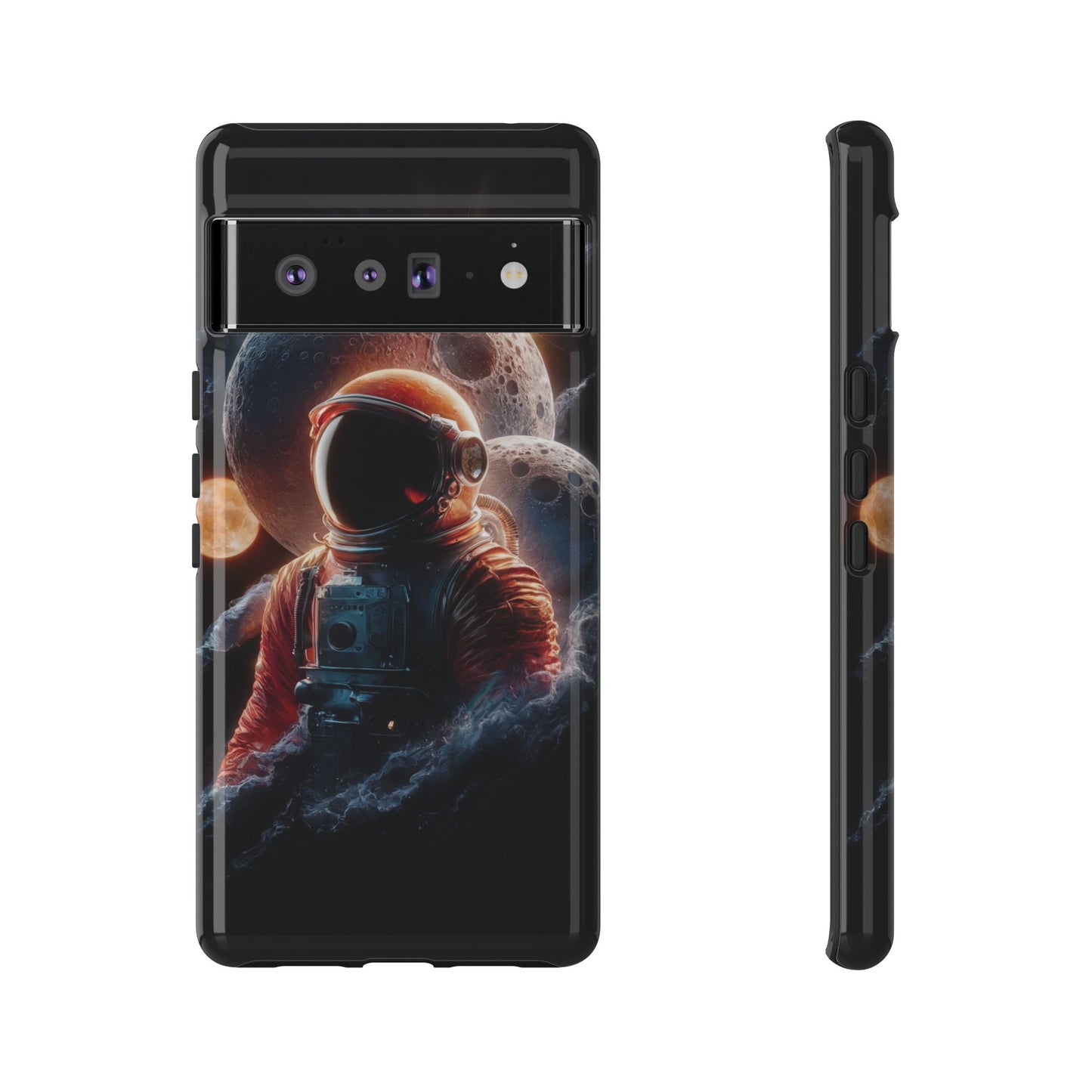 IPhone Tough Cases Space Astronaut Character AI Generated Design --- Tough Phone Cases IPhone Space Astronaut Ai Design --- Tough Phone Cases for iPhone Space Astronaut AI Design