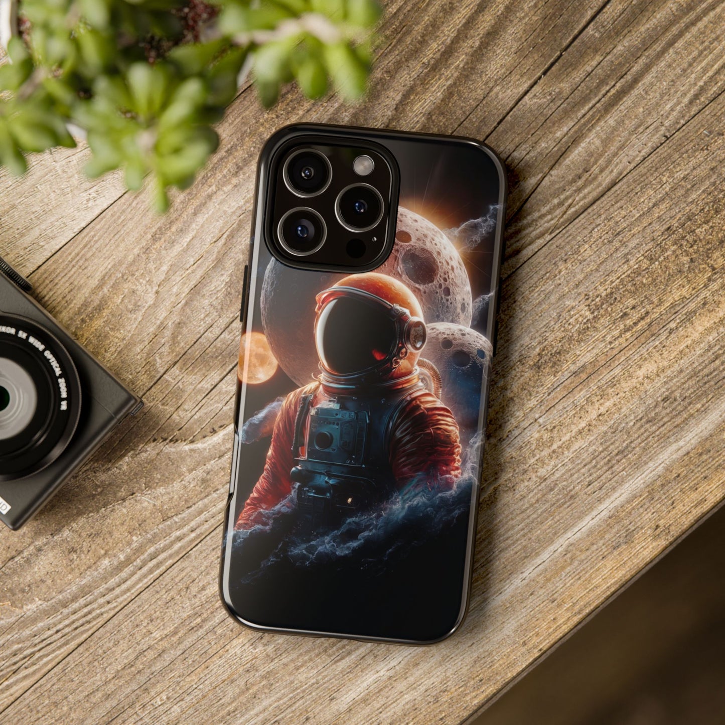 IPhone Tough Cases Space Astronaut Character AI Generated Design --- Tough Phone Cases IPhone Space Astronaut Ai Design --- Tough Phone Cases for iPhone Space Astronaut AI Design