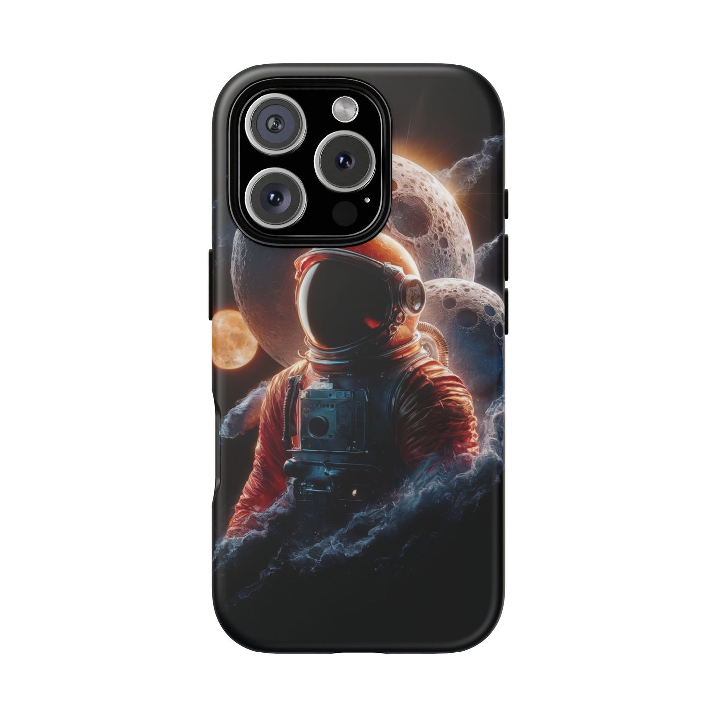 IPhone Tough Cases Space Astronaut Character AI Generated Design --- Tough Phone Cases IPhone Space Astronaut Ai Design --- Tough Phone Cases for iPhone Space Astronaut AI Design