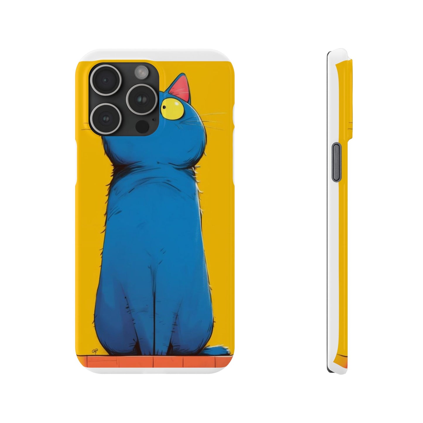 Slim Phone Case – AI Persian Cat Design | Stylish & Protective