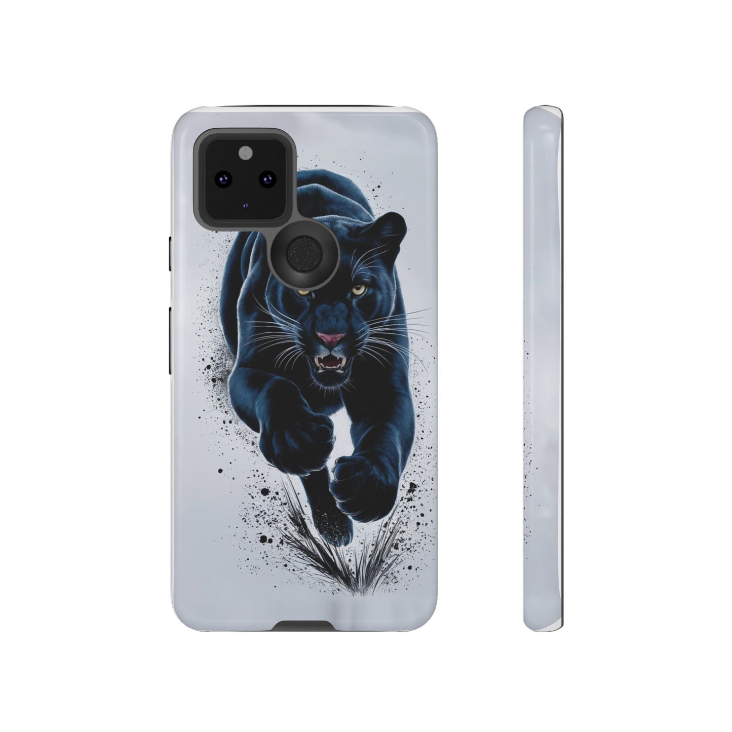 Tough Case for iPhone® – AI Black Panther Design: Bold Protection with Fierce Style, AI Black Panther Design