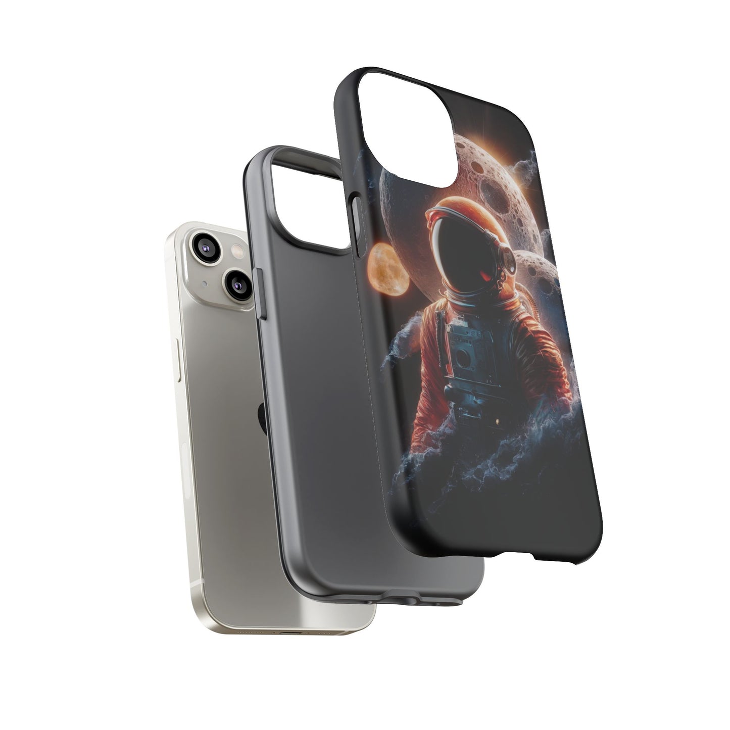 IPhone Tough Cases Space Astronaut Character AI Generated Design --- Tough Phone Cases IPhone Space Astronaut Ai Design --- Tough Phone Cases for iPhone Space Astronaut AI Design