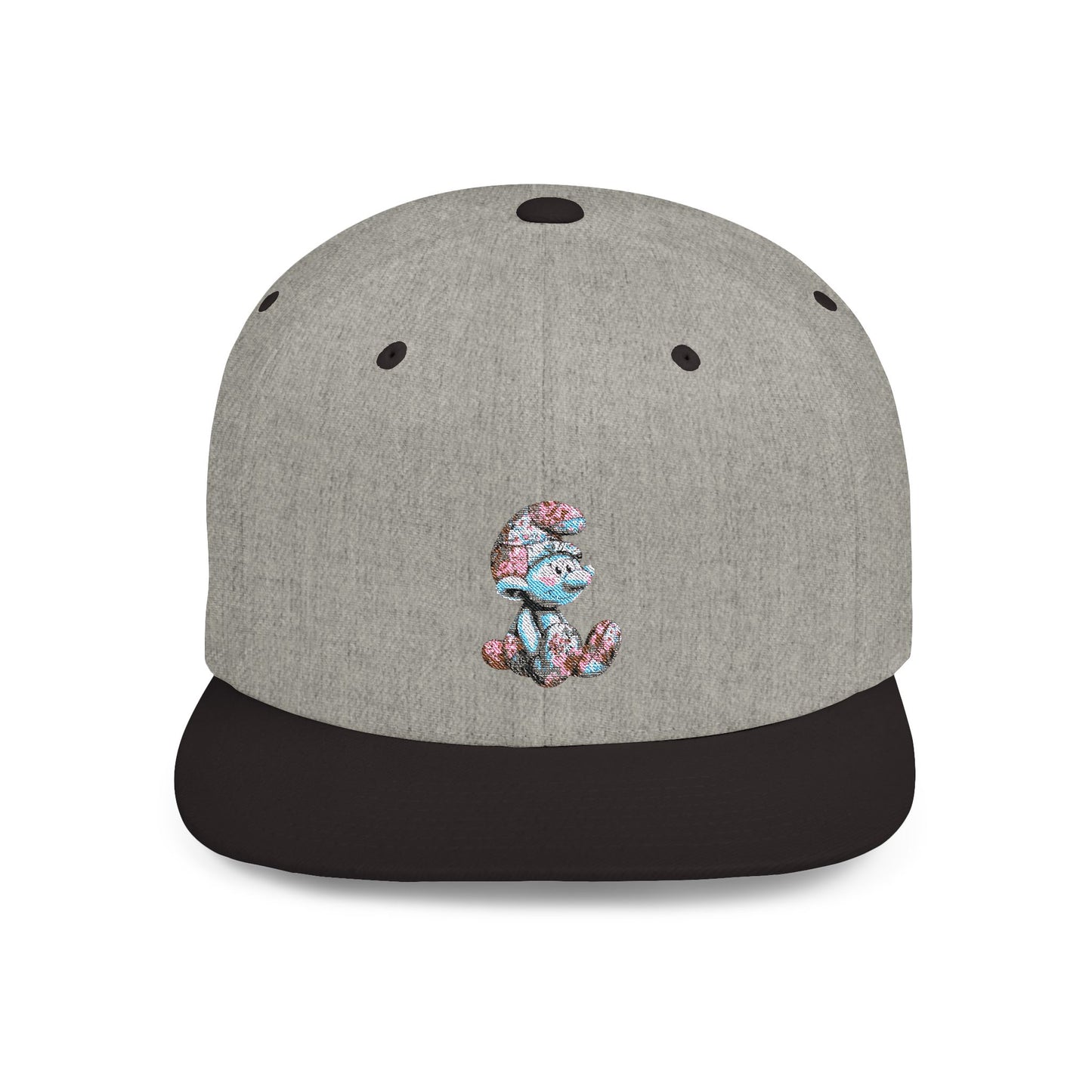 Flat Bill Snapback with AI Cartoon Design – Bold Style Meets Modern Creativity