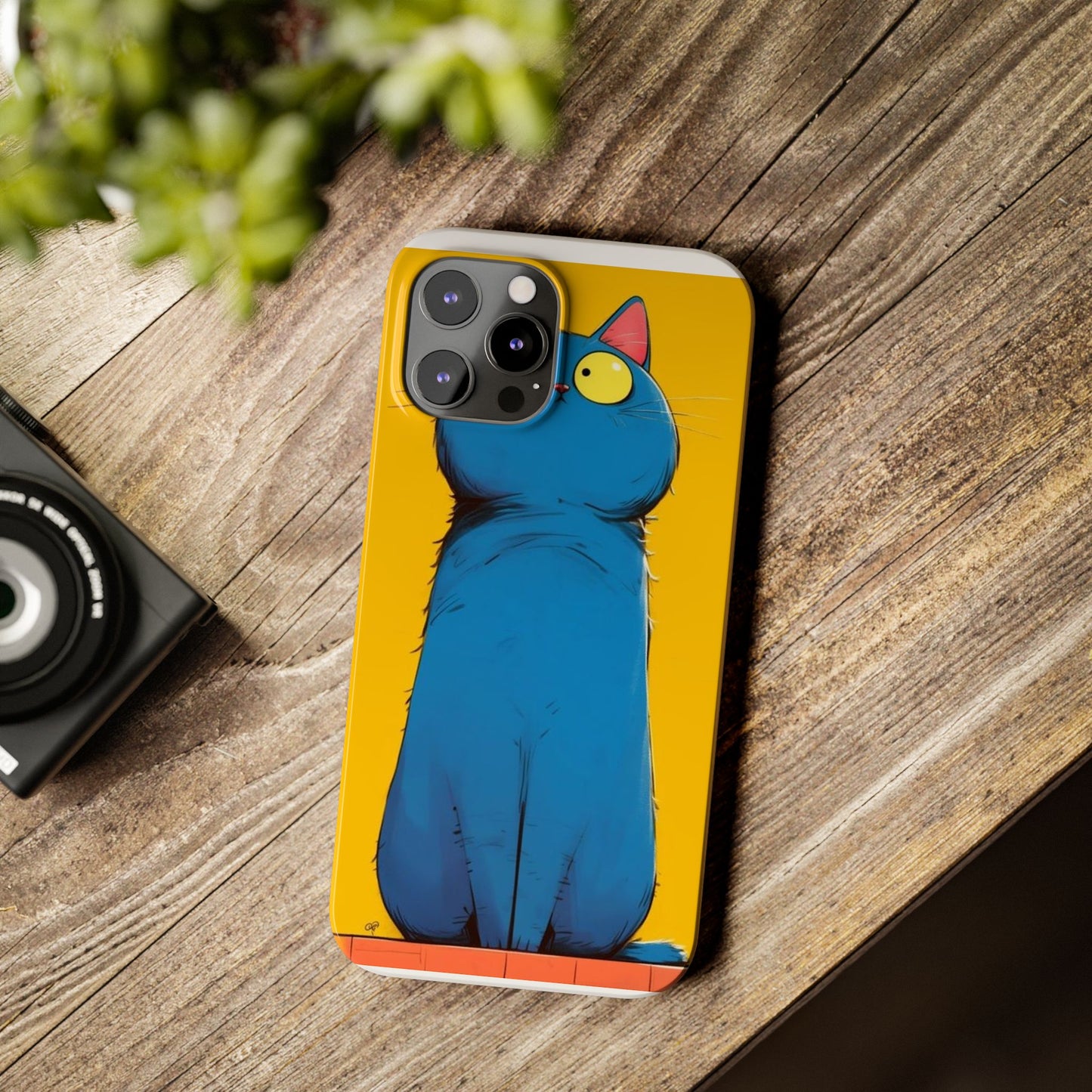 Slim Phone Case – AI Persian Cat Design | Stylish & Protective