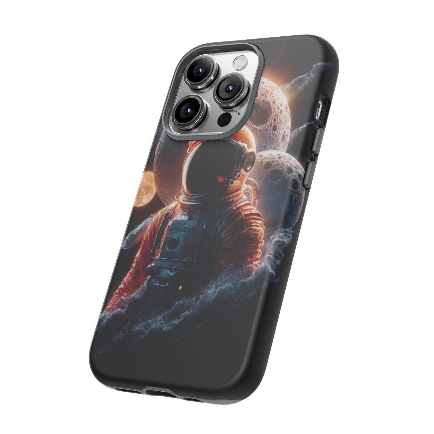IPhone Tough Cases Space Astronaut Character AI Generated Design --- Tough Phone Cases IPhone Space Astronaut Ai Design --- Tough Phone Cases for iPhone Space Astronaut AI Design