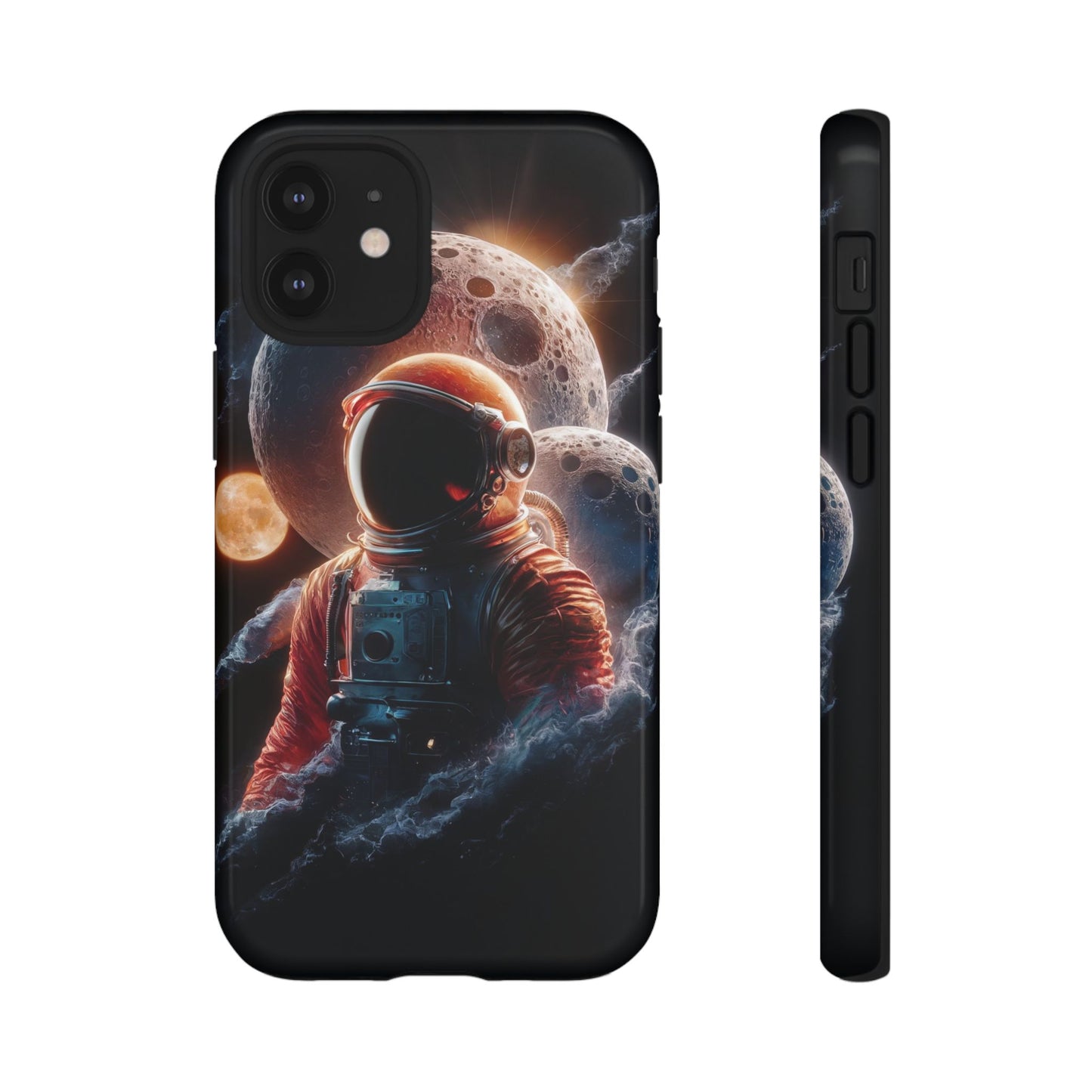 IPhone Tough Cases Space Astronaut Character AI Generated Design --- Tough Phone Cases IPhone Space Astronaut Ai Design --- Tough Phone Cases for iPhone Space Astronaut AI Design