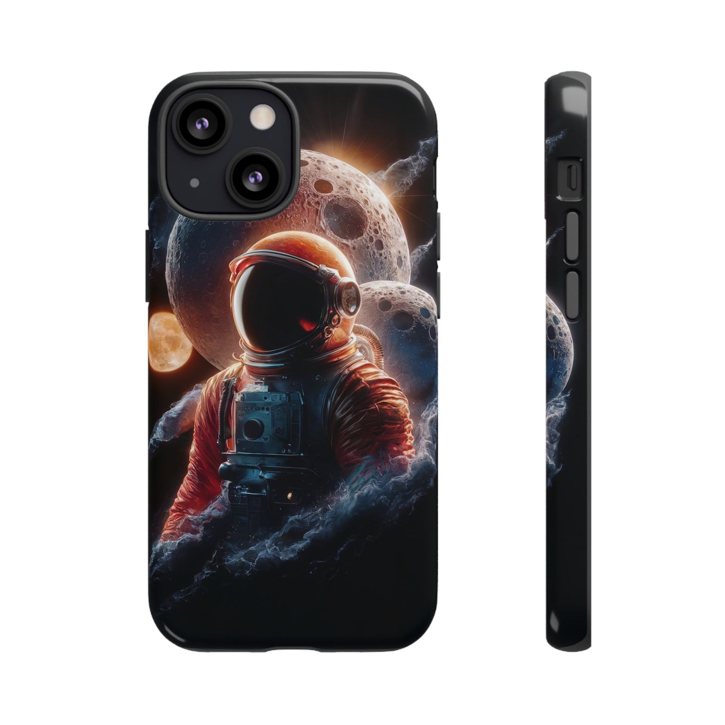 IPhone Tough Cases Space Astronaut Character AI Generated Design --- Tough Phone Cases IPhone Space Astronaut Ai Design --- Tough Phone Cases for iPhone Space Astronaut AI Design