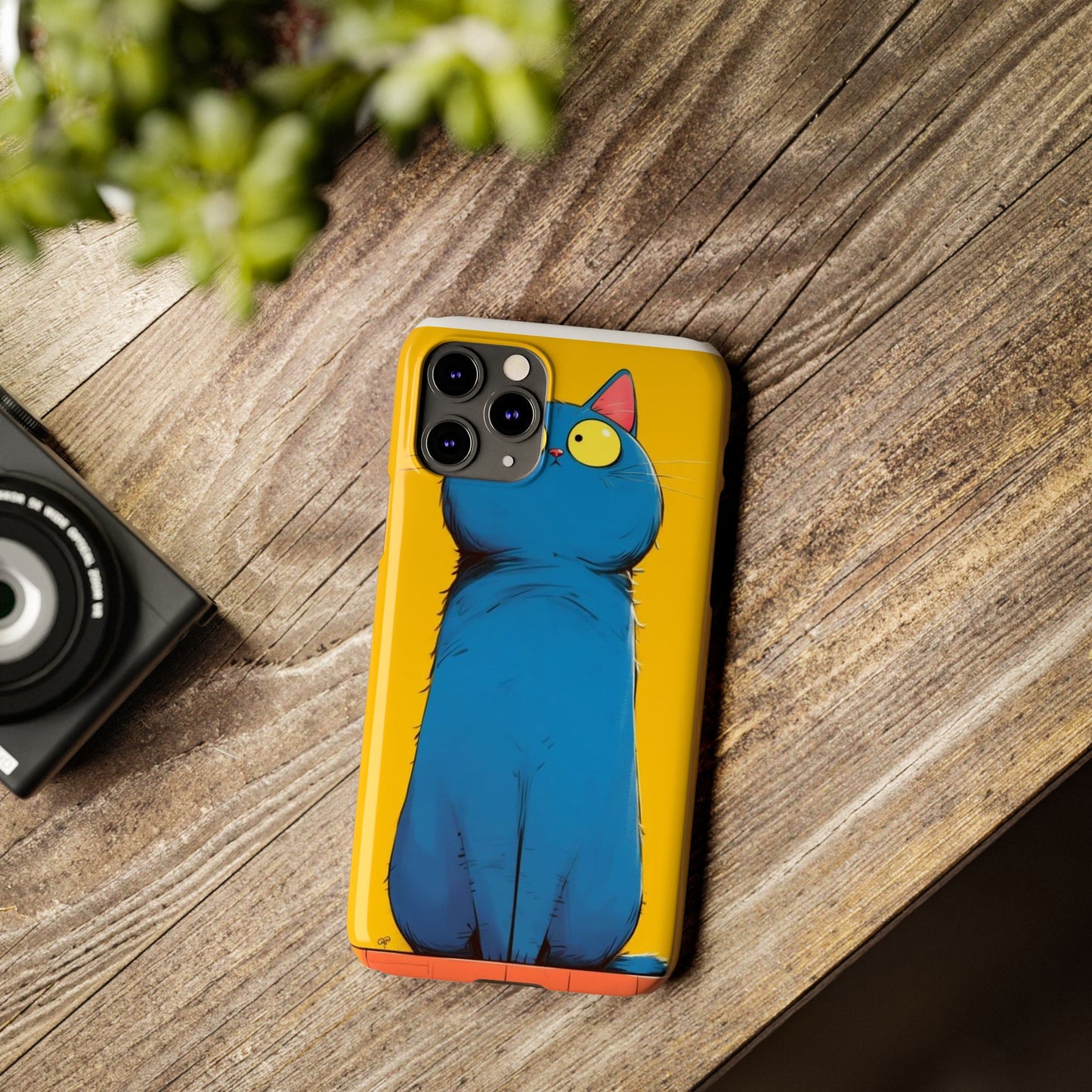Slim Phone Case – AI Persian Cat Design | Stylish & Protective