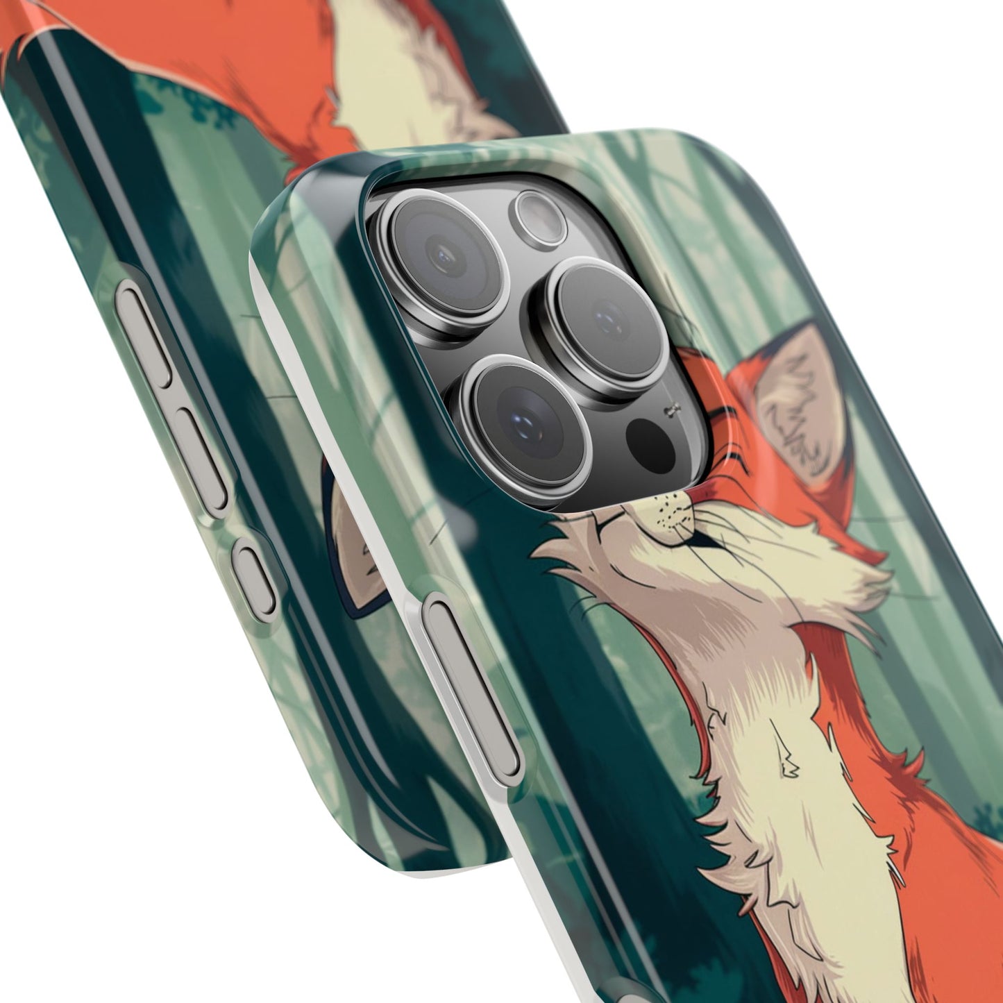 Slim Phone Case Fox Animal Anime Design for iPhone & Samsung – Stylish & Protective, Fox Animal Anime Design for IPhone Cases Design
