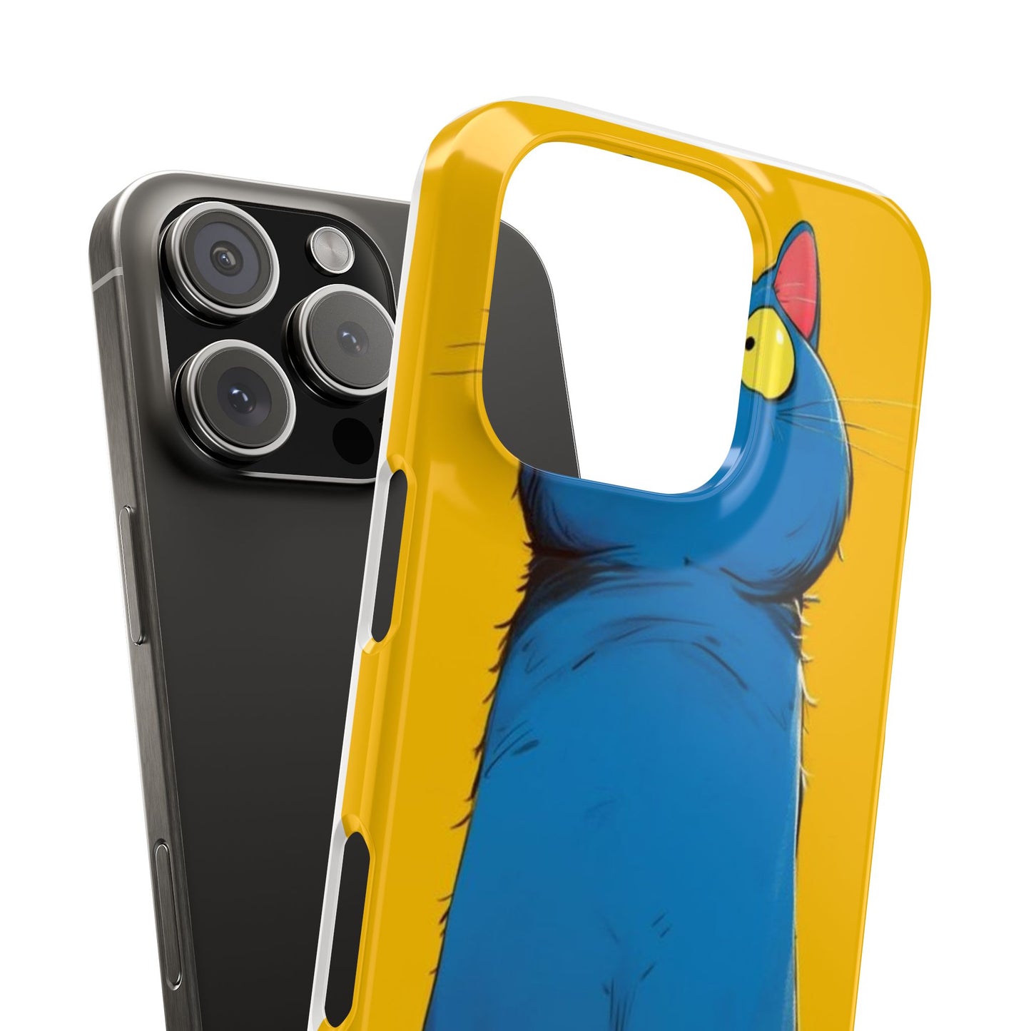 Slim Phone Case – AI Persian Cat Design | Stylish & Protective