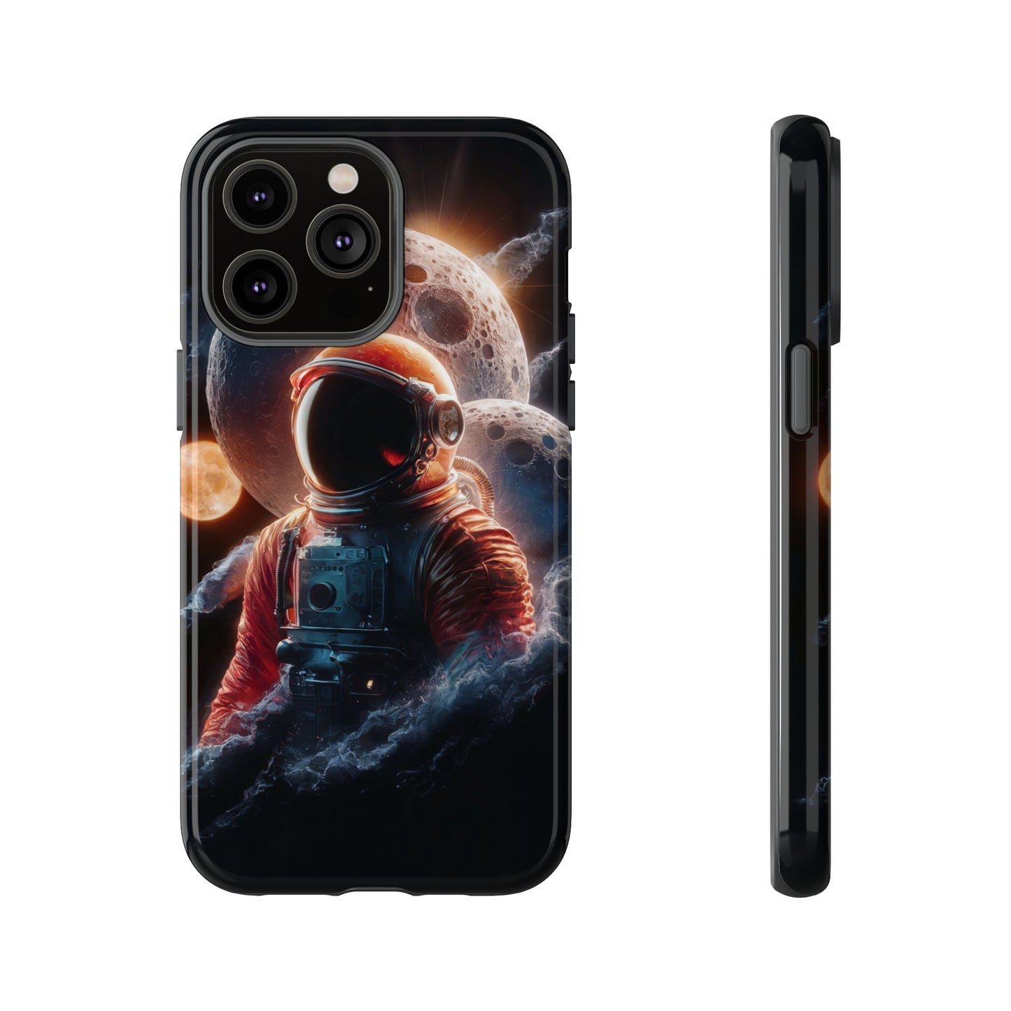 IPhone Tough Cases Space Astronaut Character AI Generated Design --- Tough Phone Cases IPhone Space Astronaut Ai Design --- Tough Phone Cases for iPhone Space Astronaut AI Design