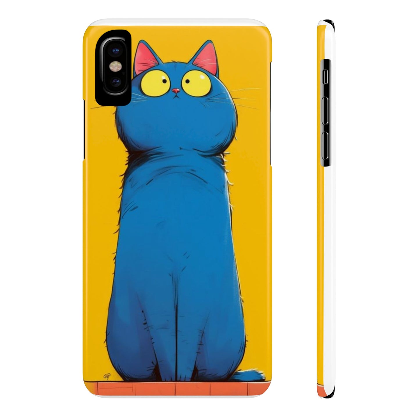 Slim Phone Case – AI Persian Cat Design | Stylish & Protective