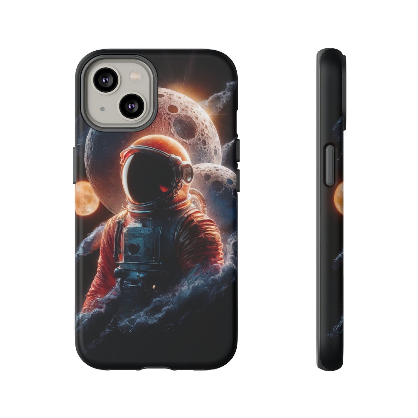 IPhone Tough Cases Space Astronaut Character AI Generated Design --- Tough Phone Cases IPhone Space Astronaut Ai Design --- Tough Phone Cases for iPhone Space Astronaut AI Design