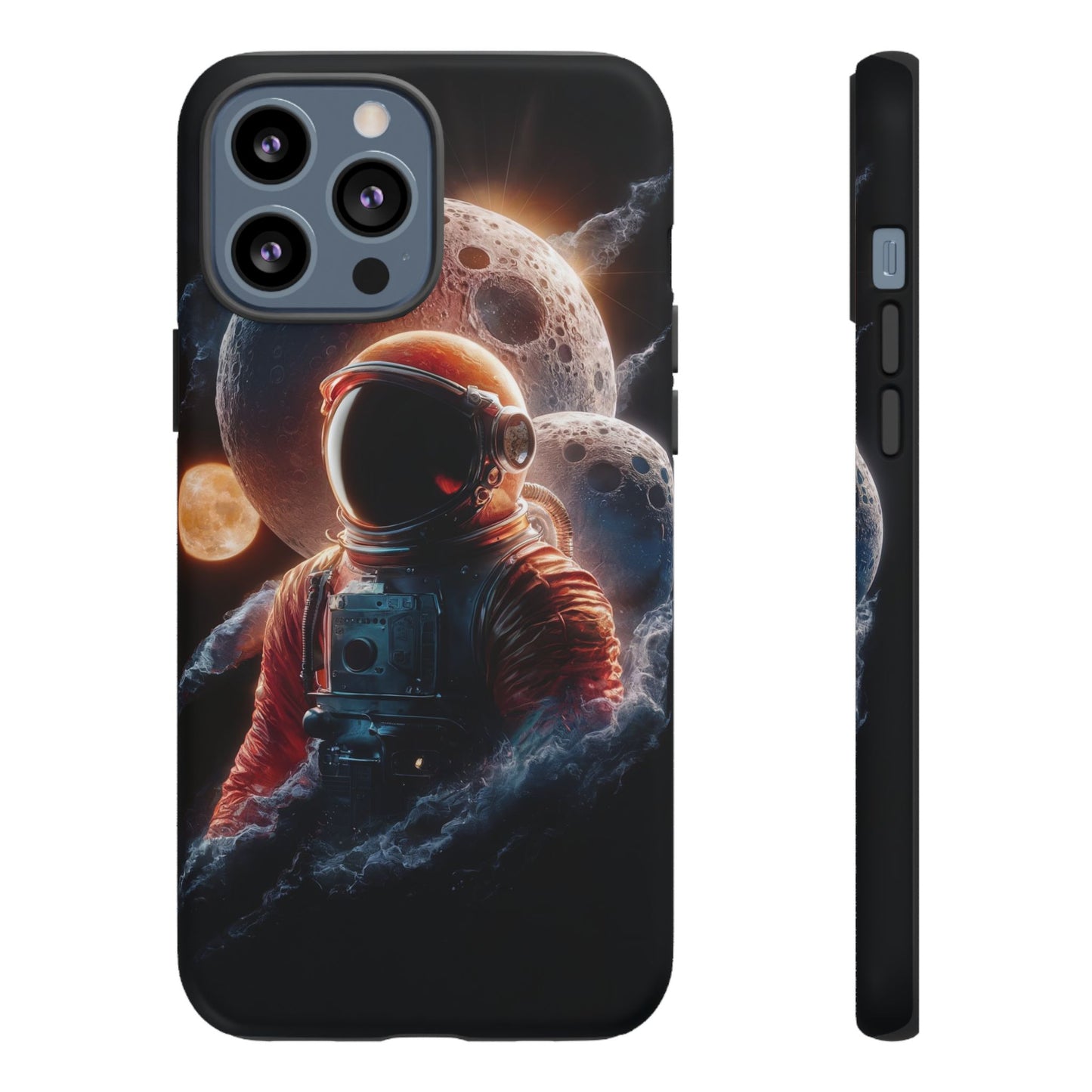 IPhone Tough Cases Space Astronaut Character AI Generated Design --- Tough Phone Cases IPhone Space Astronaut Ai Design --- Tough Phone Cases for iPhone Space Astronaut AI Design