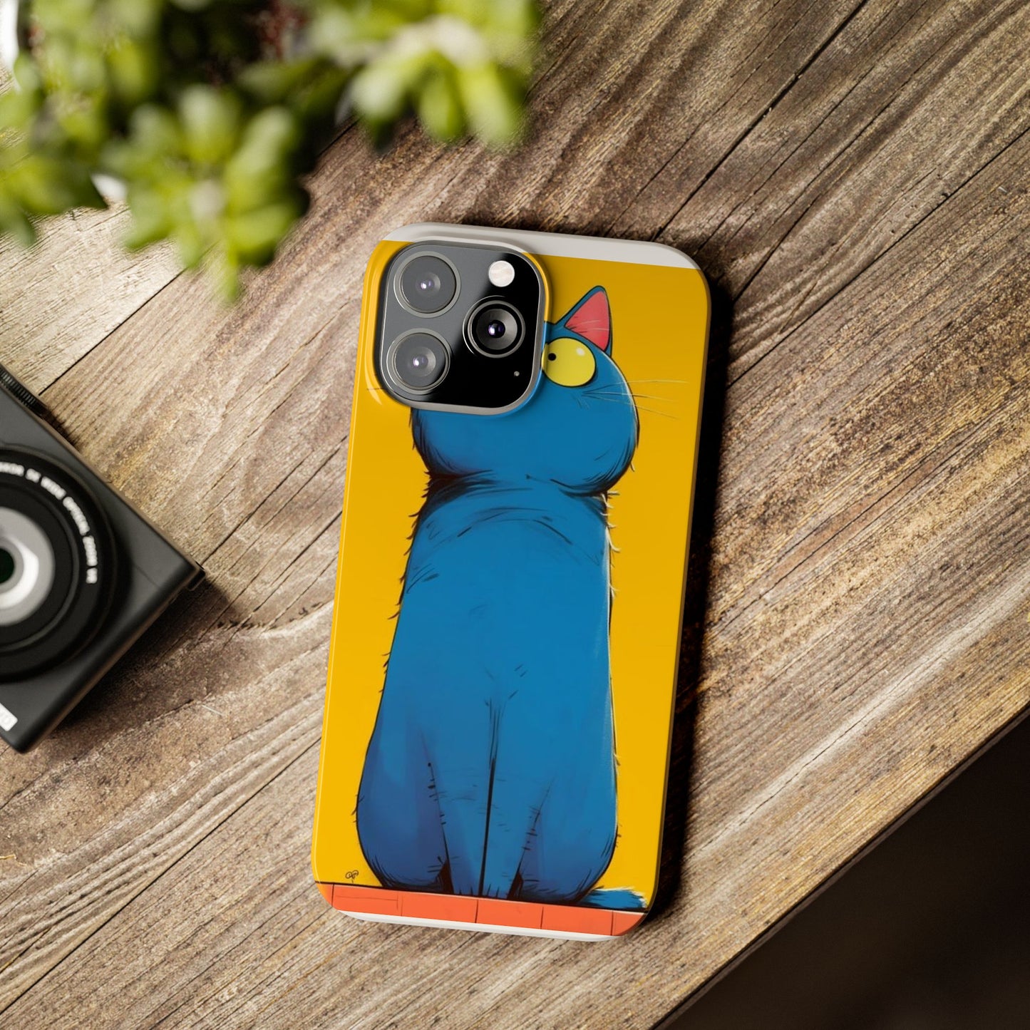 Slim Phone Case – AI Persian Cat Design | Stylish & Protective