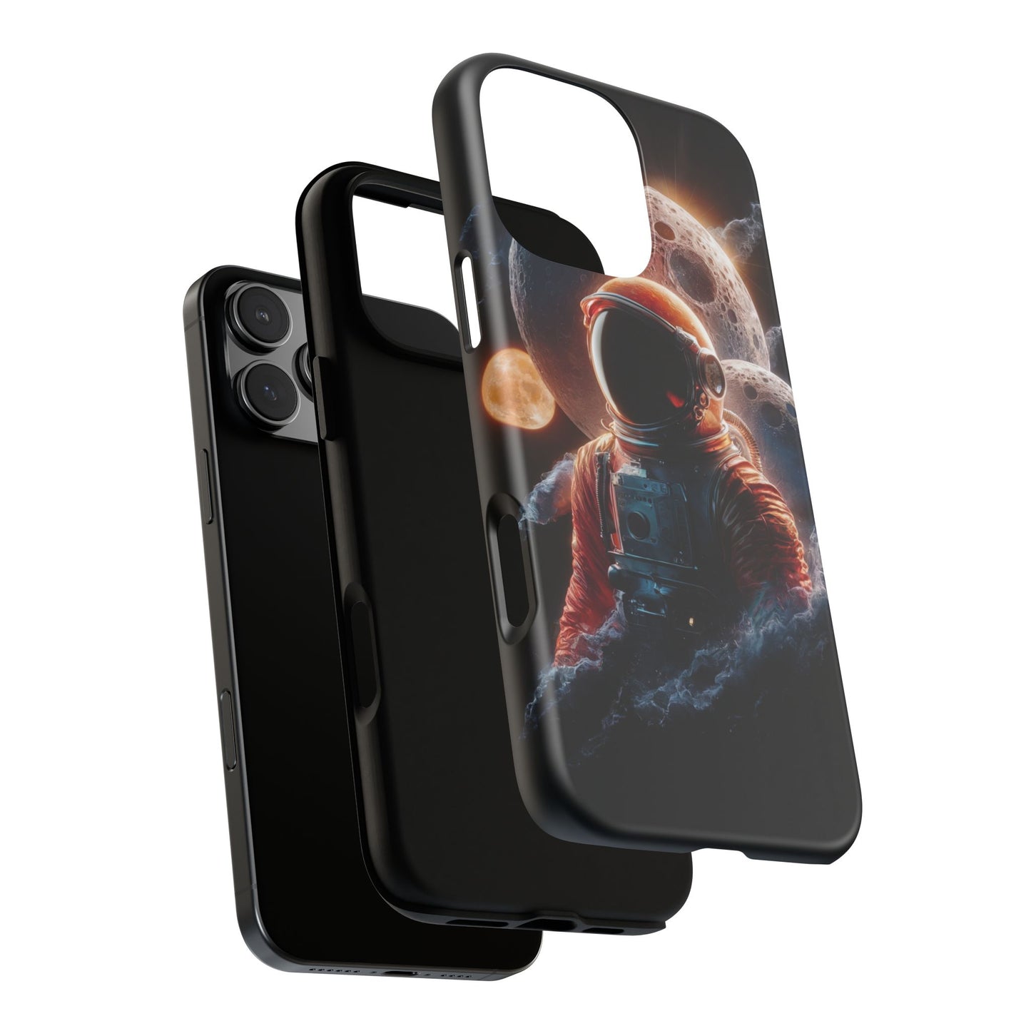 IPhone Tough Cases Space Astronaut Character AI Generated Design --- Tough Phone Cases IPhone Space Astronaut Ai Design --- Tough Phone Cases for iPhone Space Astronaut AI Design