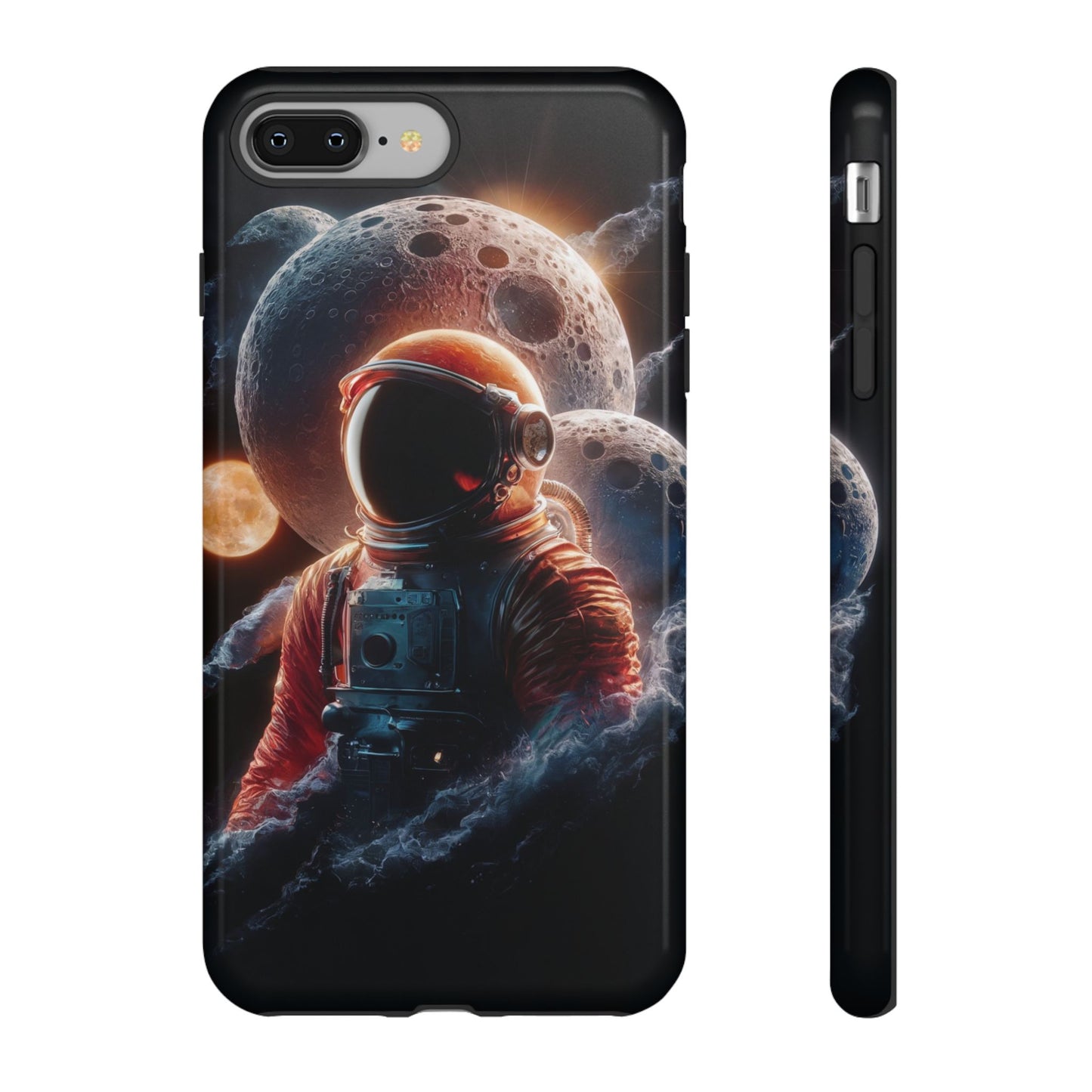 IPhone Tough Cases Space Astronaut Character AI Generated Design --- Tough Phone Cases IPhone Space Astronaut Ai Design --- Tough Phone Cases for iPhone Space Astronaut AI Design