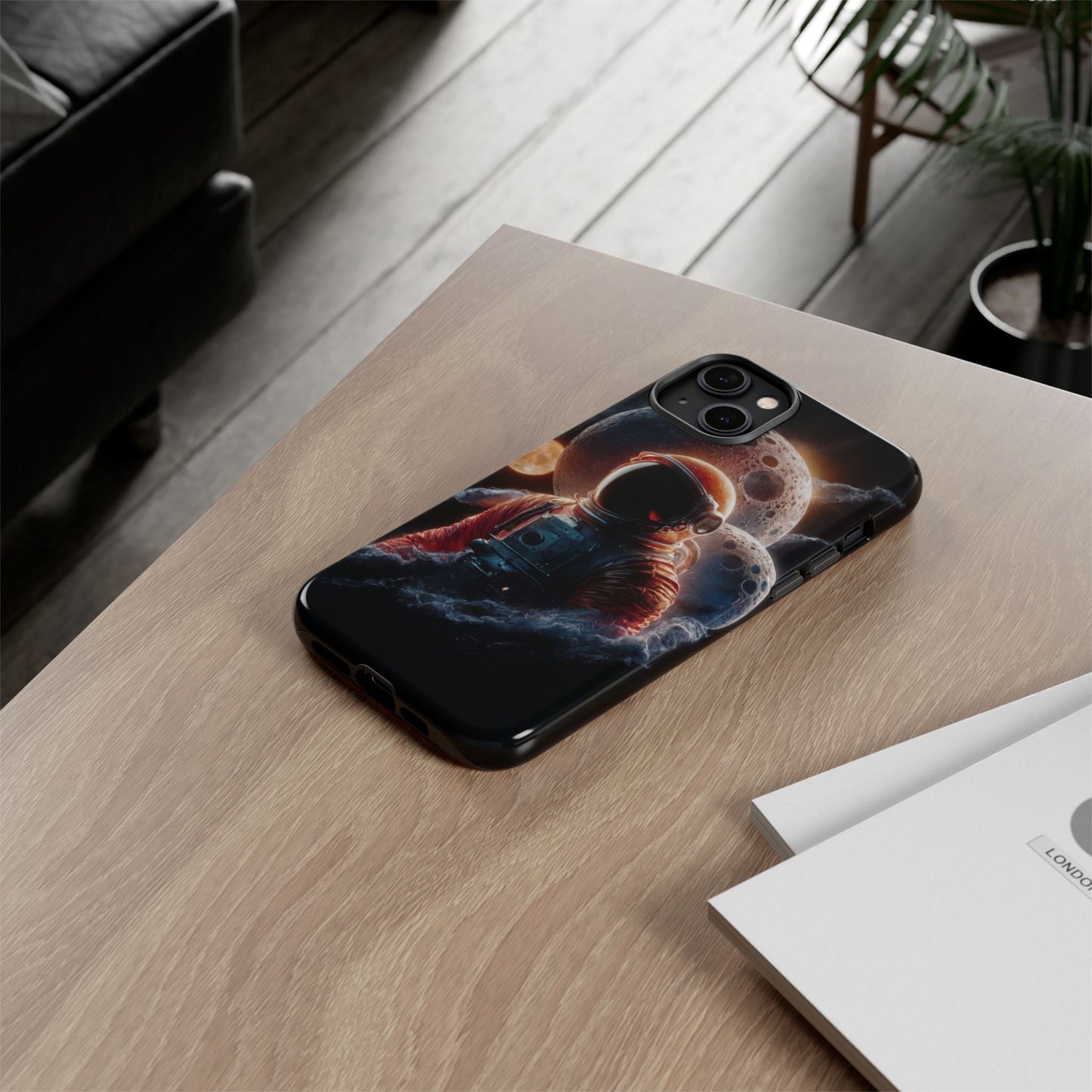 IPhone Tough Cases Space Astronaut Character AI Generated Design --- Tough Phone Cases IPhone Space Astronaut Ai Design --- Tough Phone Cases for iPhone Space Astronaut AI Design