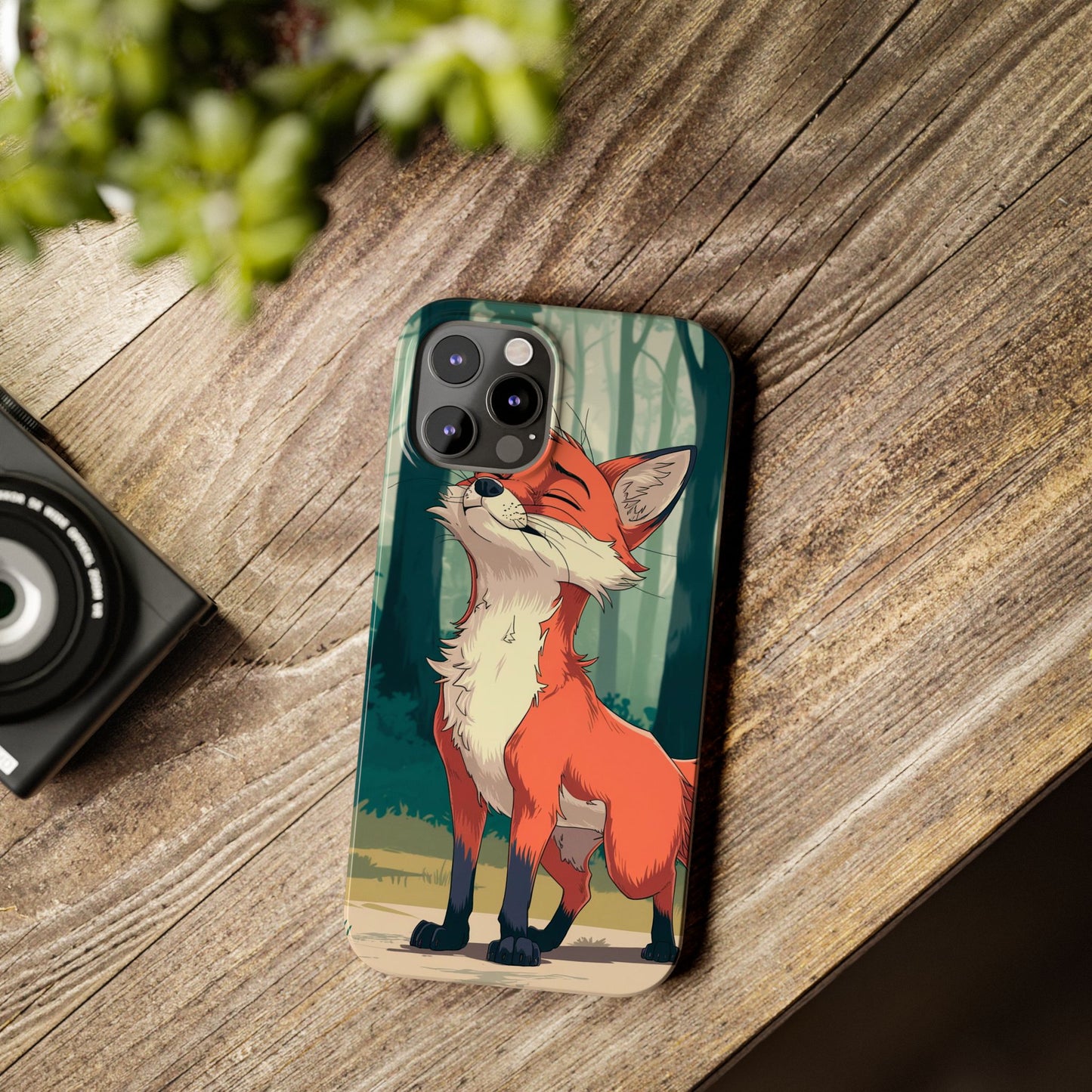 Slim Phone Case Fox Animal Anime Design for iPhone & Samsung – Stylish & Protective, Fox Animal Anime Design for IPhone Cases Design