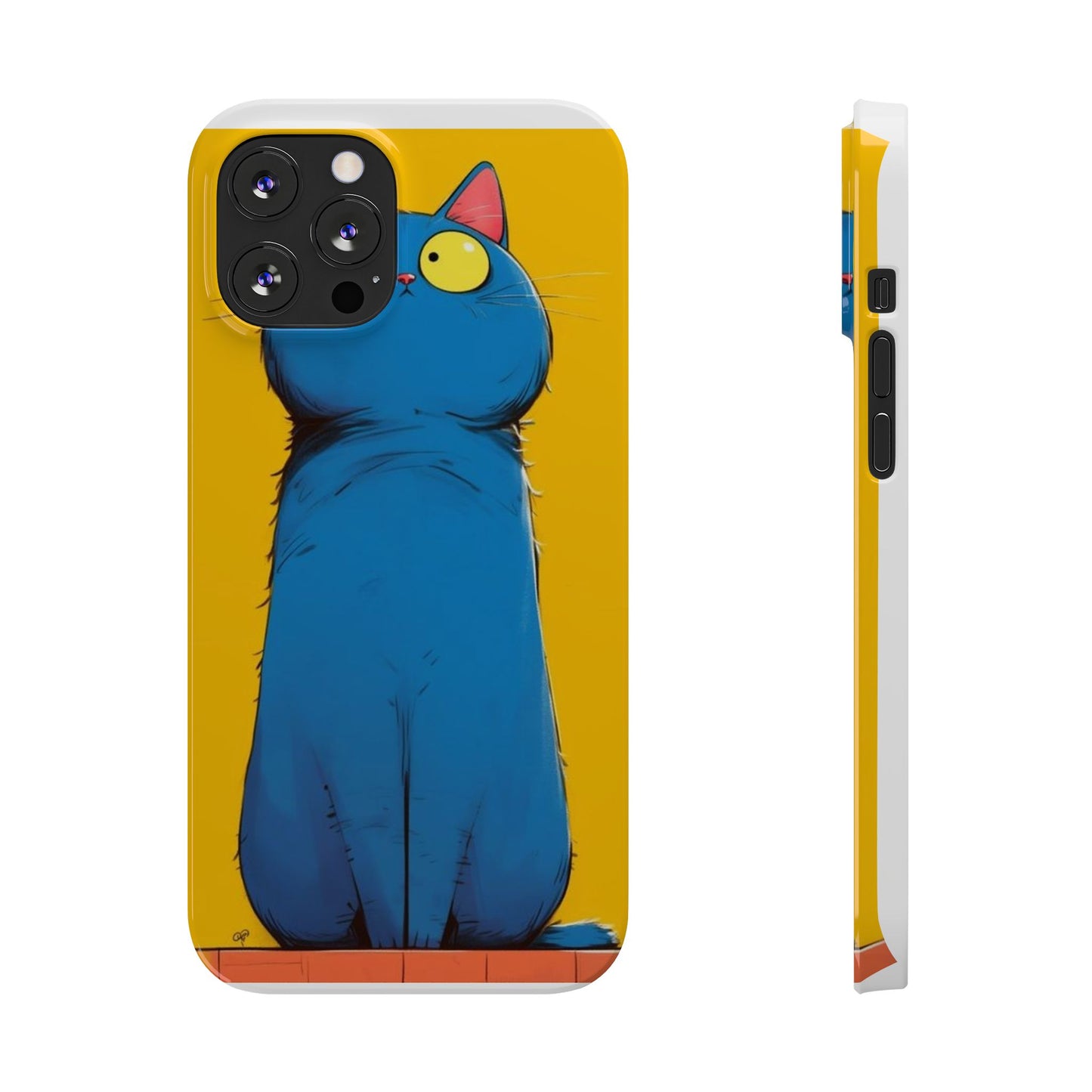 Slim Phone Case – AI Persian Cat Design | Stylish & Protective