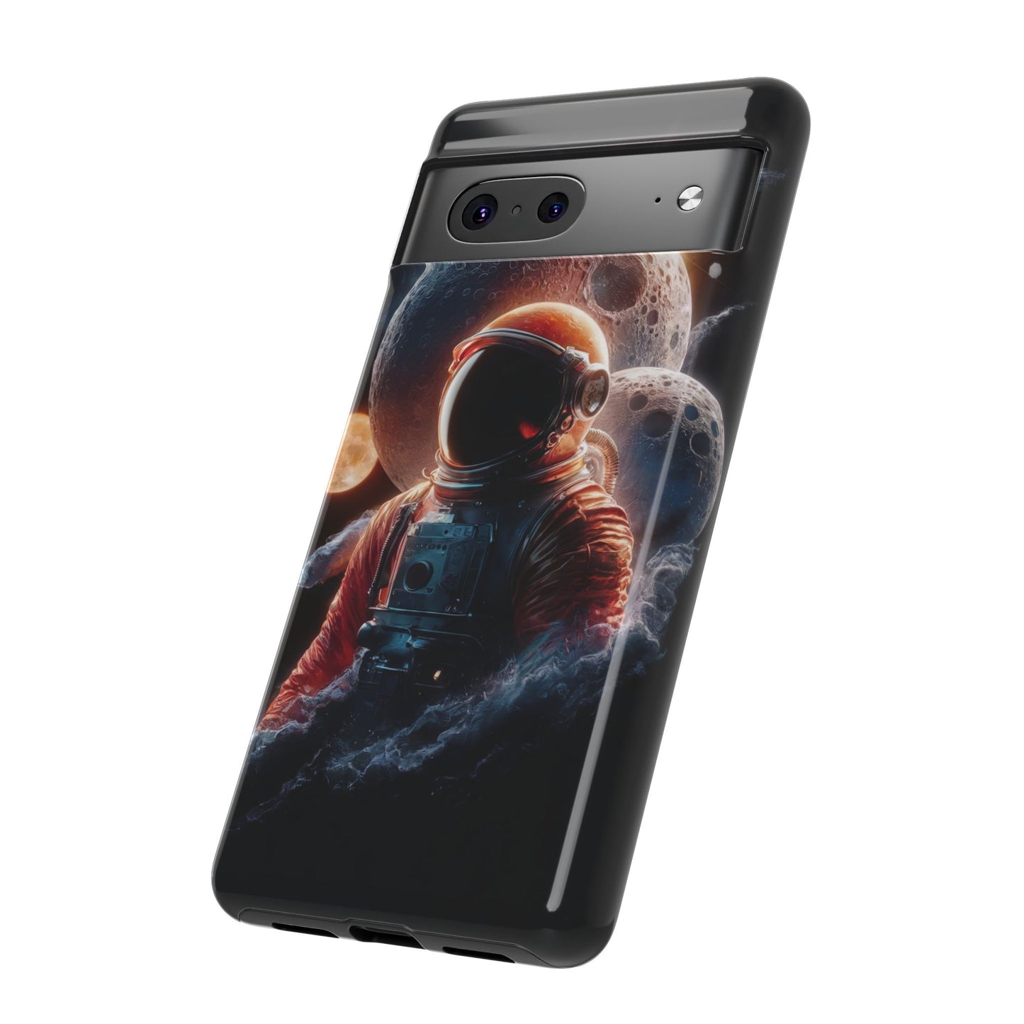 IPhone Tough Cases Space Astronaut Character AI Generated Design --- Tough Phone Cases IPhone Space Astronaut Ai Design --- Tough Phone Cases for iPhone Space Astronaut AI Design