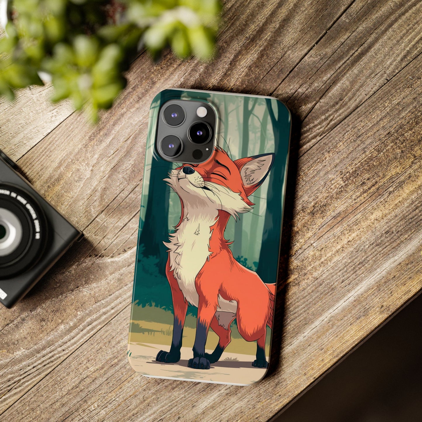 Slim Phone Case Fox Animal Anime Design for iPhone & Samsung – Stylish & Protective, Fox Animal Anime Design for IPhone Cases Design