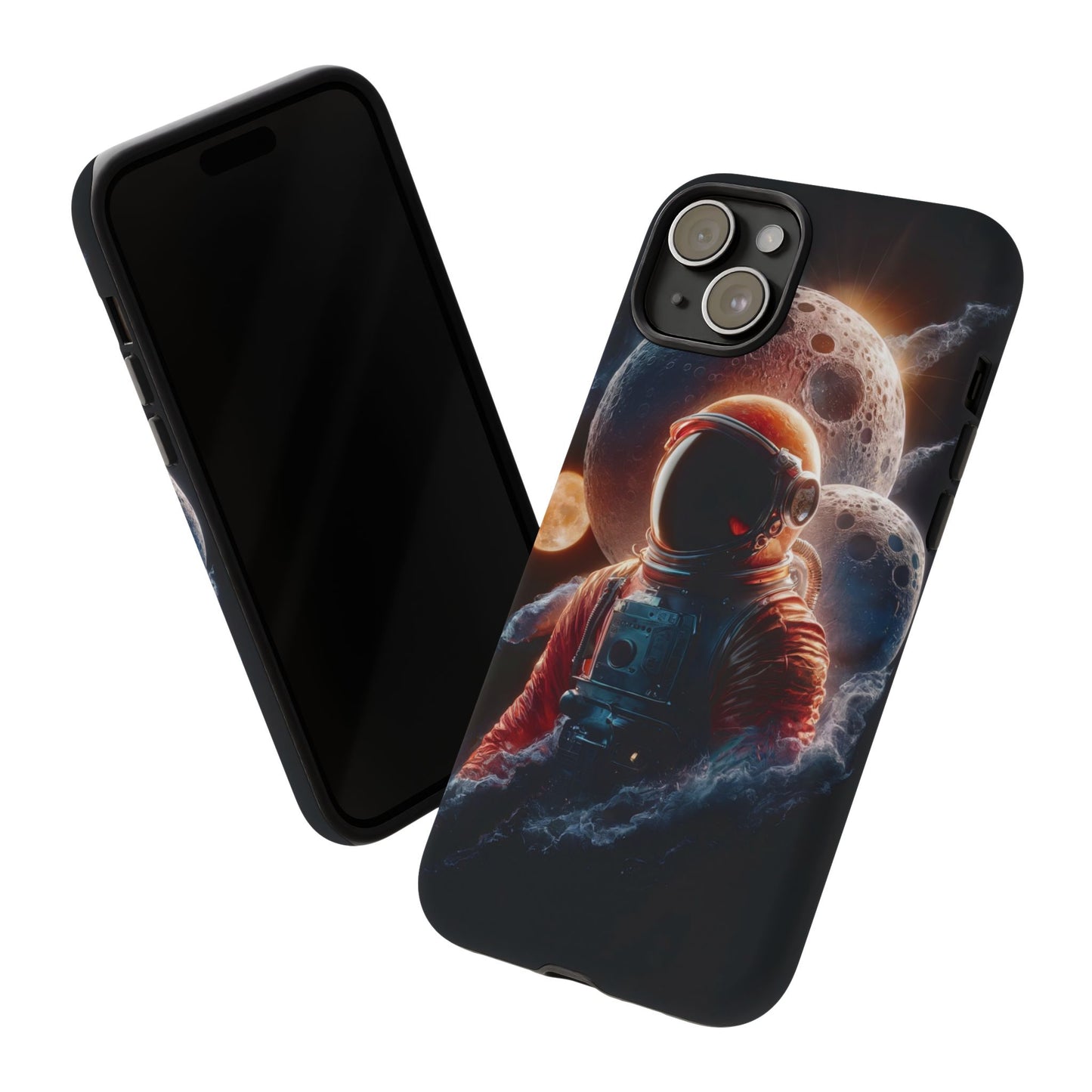 IPhone Tough Cases Space Astronaut Character AI Generated Design --- Tough Phone Cases IPhone Space Astronaut Ai Design --- Tough Phone Cases for iPhone Space Astronaut AI Design