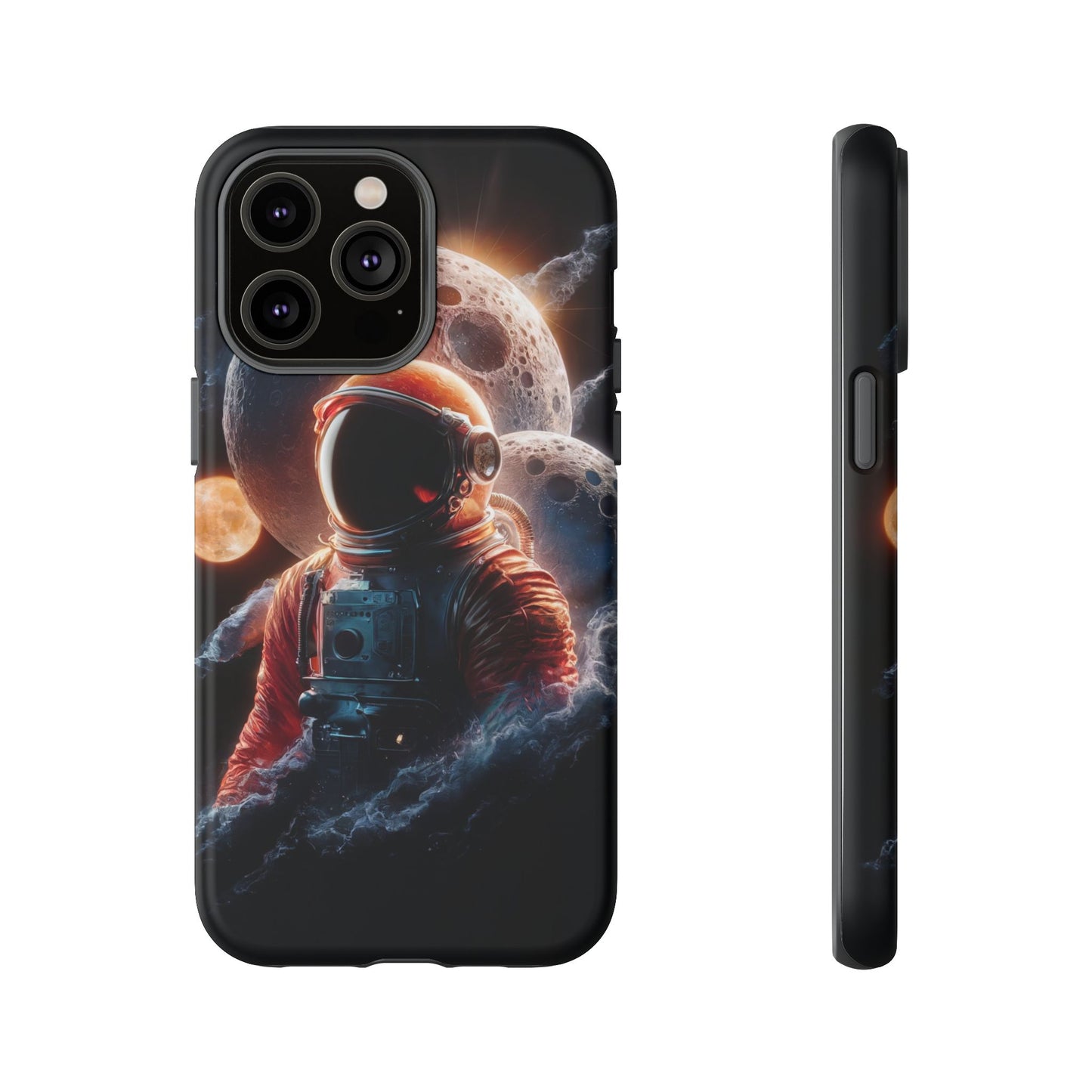 IPhone Tough Cases Space Astronaut Character AI Generated Design --- Tough Phone Cases IPhone Space Astronaut Ai Design --- Tough Phone Cases for iPhone Space Astronaut AI Design