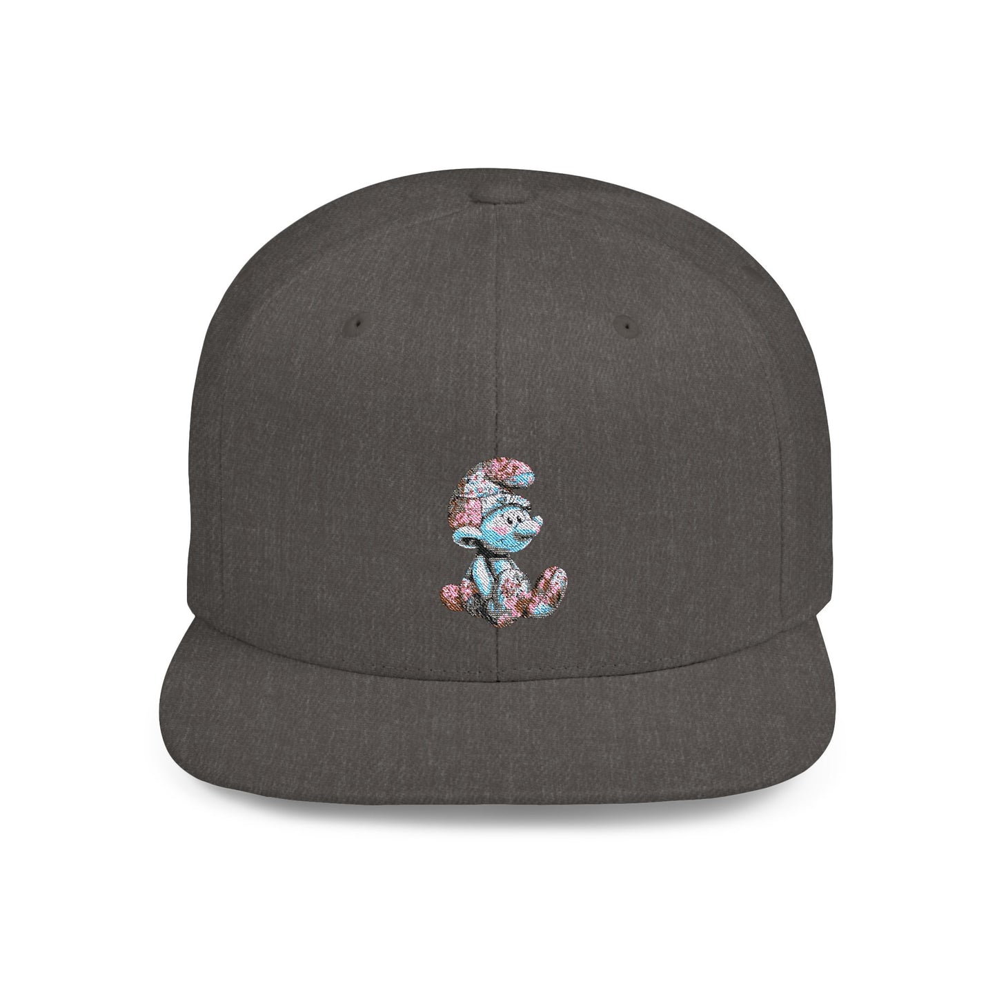 Flat Bill Snapback with AI Cartoon Design – Bold Style Meets Modern Creativity