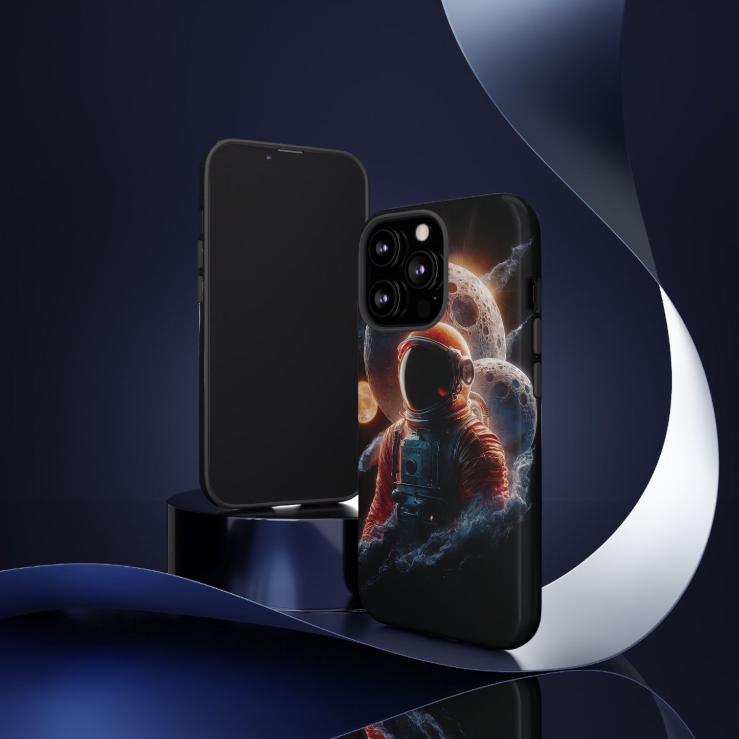 IPhone Tough Cases Space Astronaut Character AI Generated Design --- Tough Phone Cases IPhone Space Astronaut Ai Design --- Tough Phone Cases for iPhone Space Astronaut AI Design